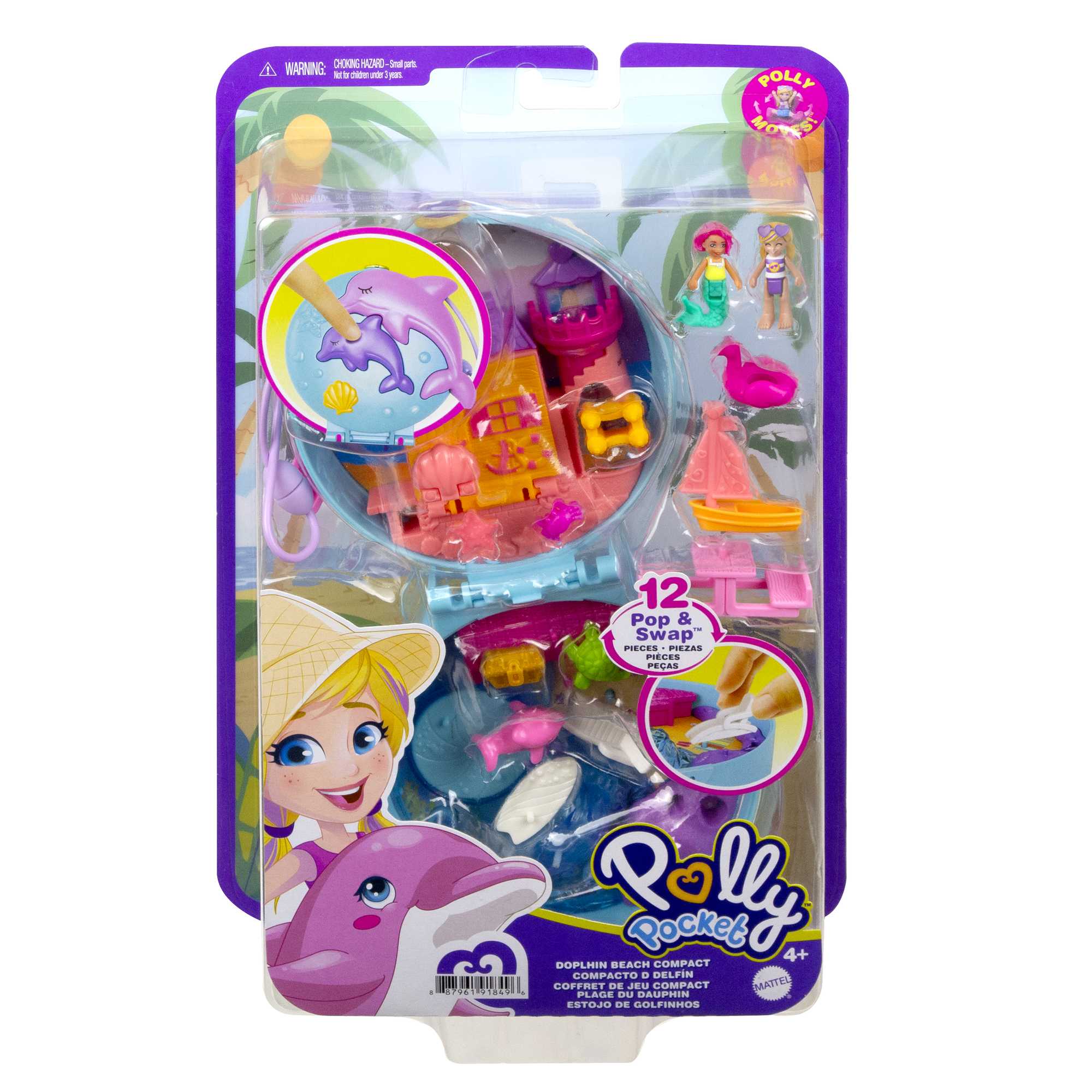 Polly Pocket Coffret La Plage des Dauphins - Image 6
