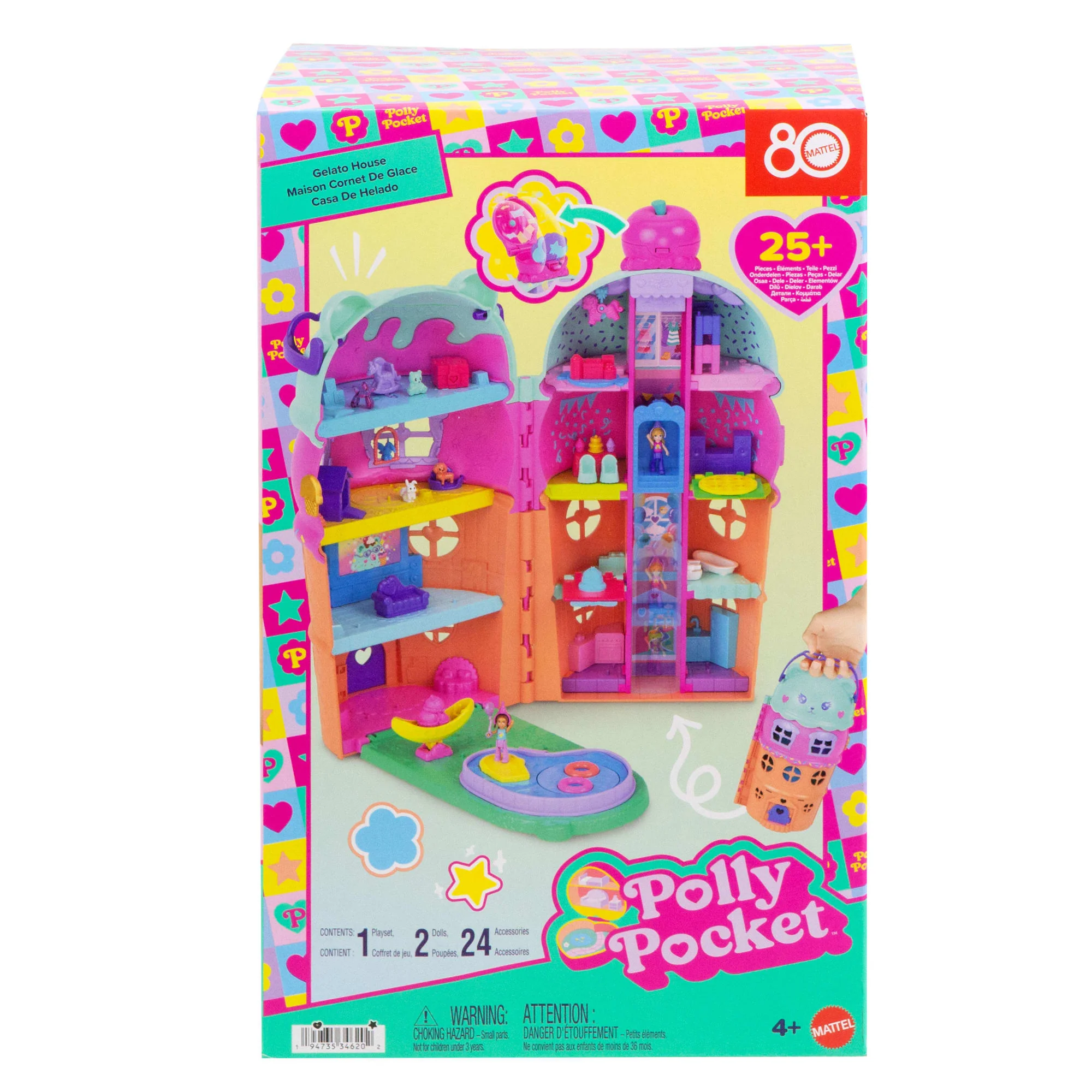 Polly Pocket Coffret Maison Cornet de Glace-Avec Figurines - Image 6