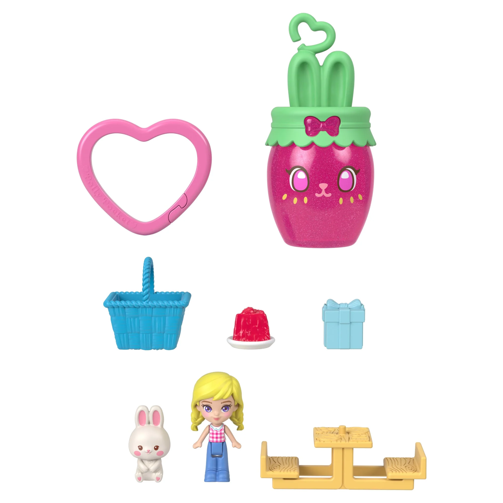 Polly Pocket-Coffret Pique-Nique du Lapin-Jouet de Voyage - Image 5