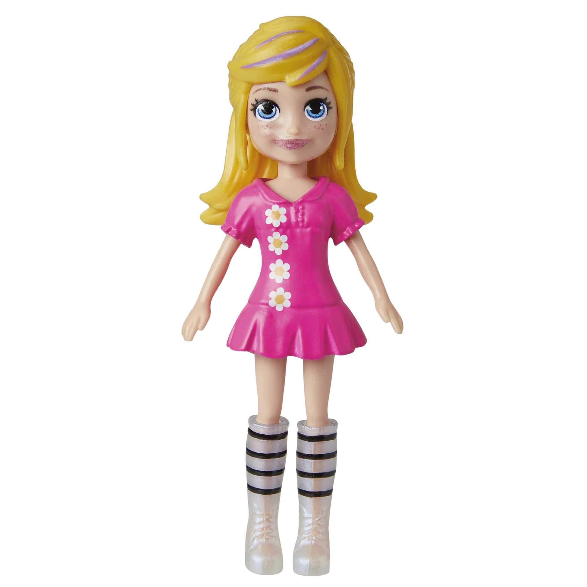 Polly Pocket Coffret Poupée et 18 Accessoires, Chiot et Thème Floral - Image 3