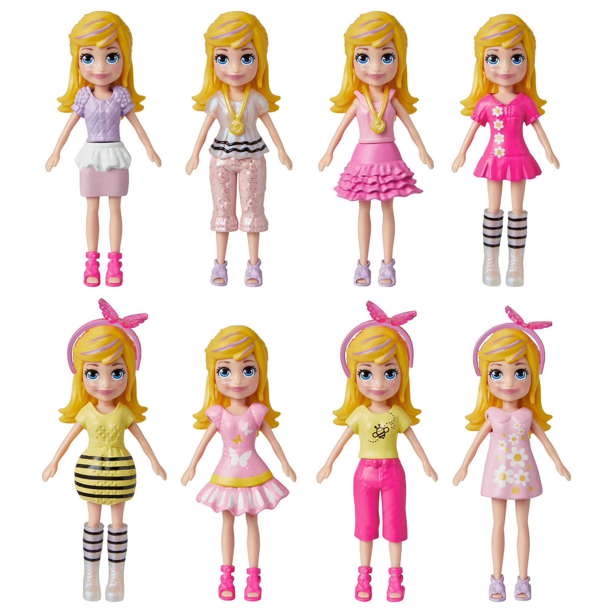 Polly Pocket Coffret Poupée et 18 Accessoires, Chiot et Thème Floral - Image 5