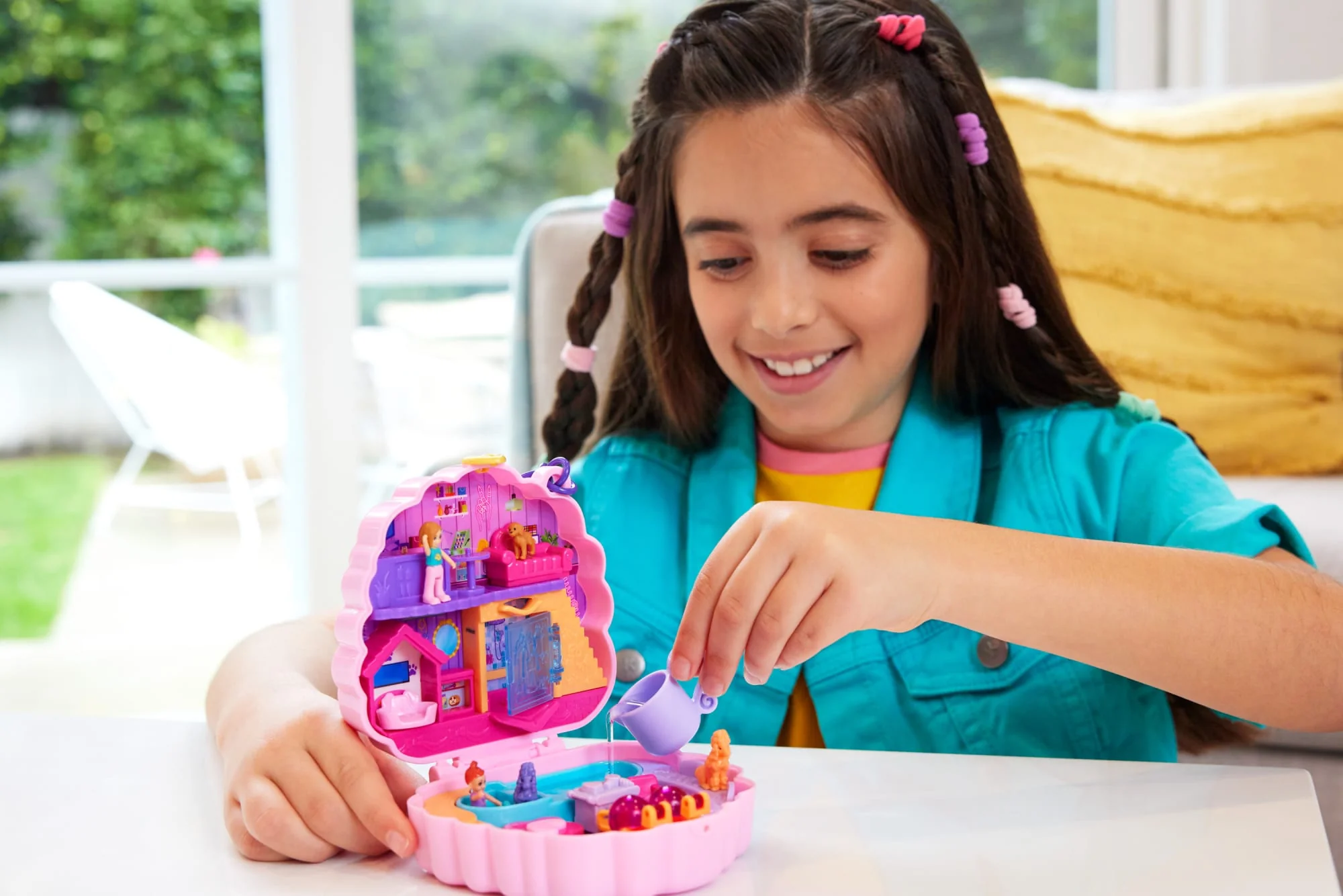 Polly Pocket-Coffret Toilettage Caniche 2 Figurines et 12 Accessoires - Image 2
