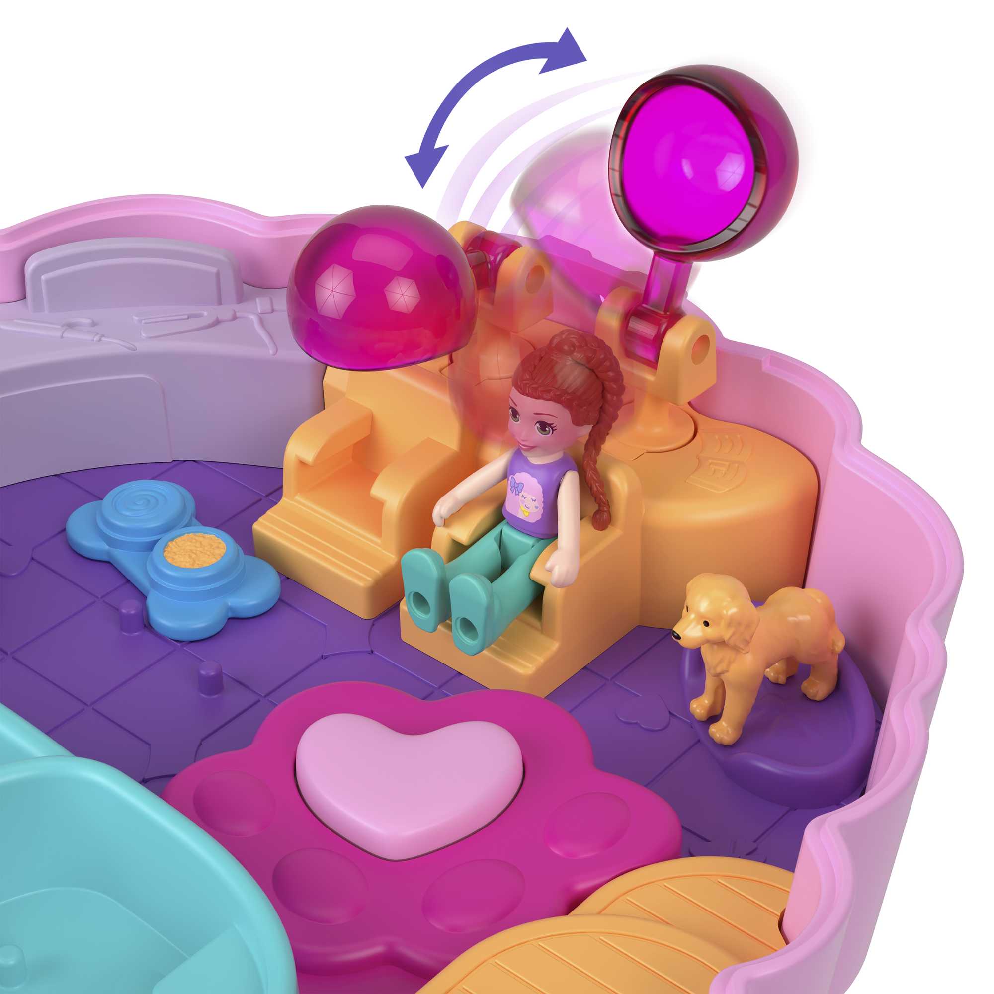 Polly Pocket-Coffret Toilettage Caniche 2 Figurines et 12 Accessoires - Image 5