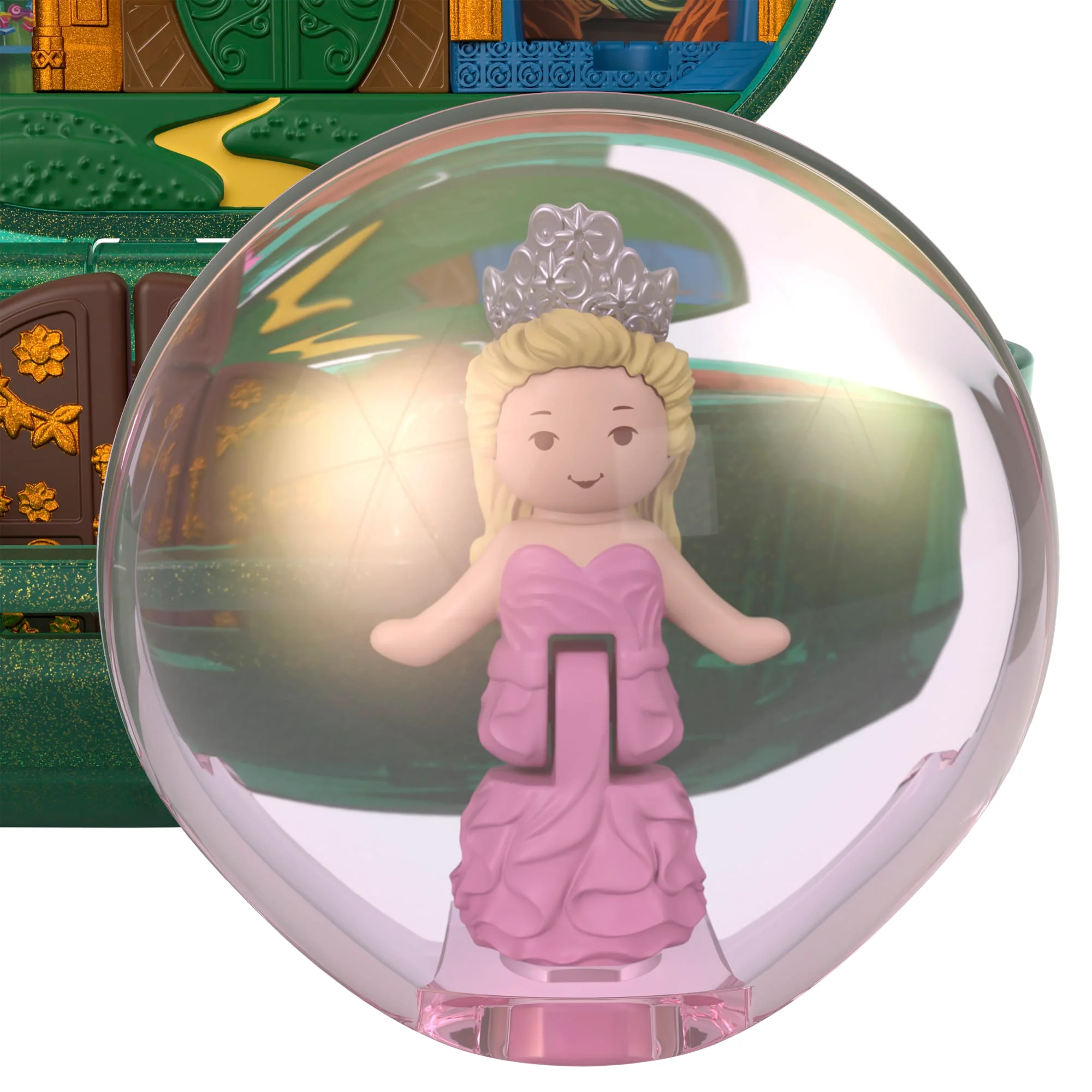 Polly Pocket Micro Dolls And Playset, Collector Wicked Compact With Hat And Bubble Accessories - Image 4