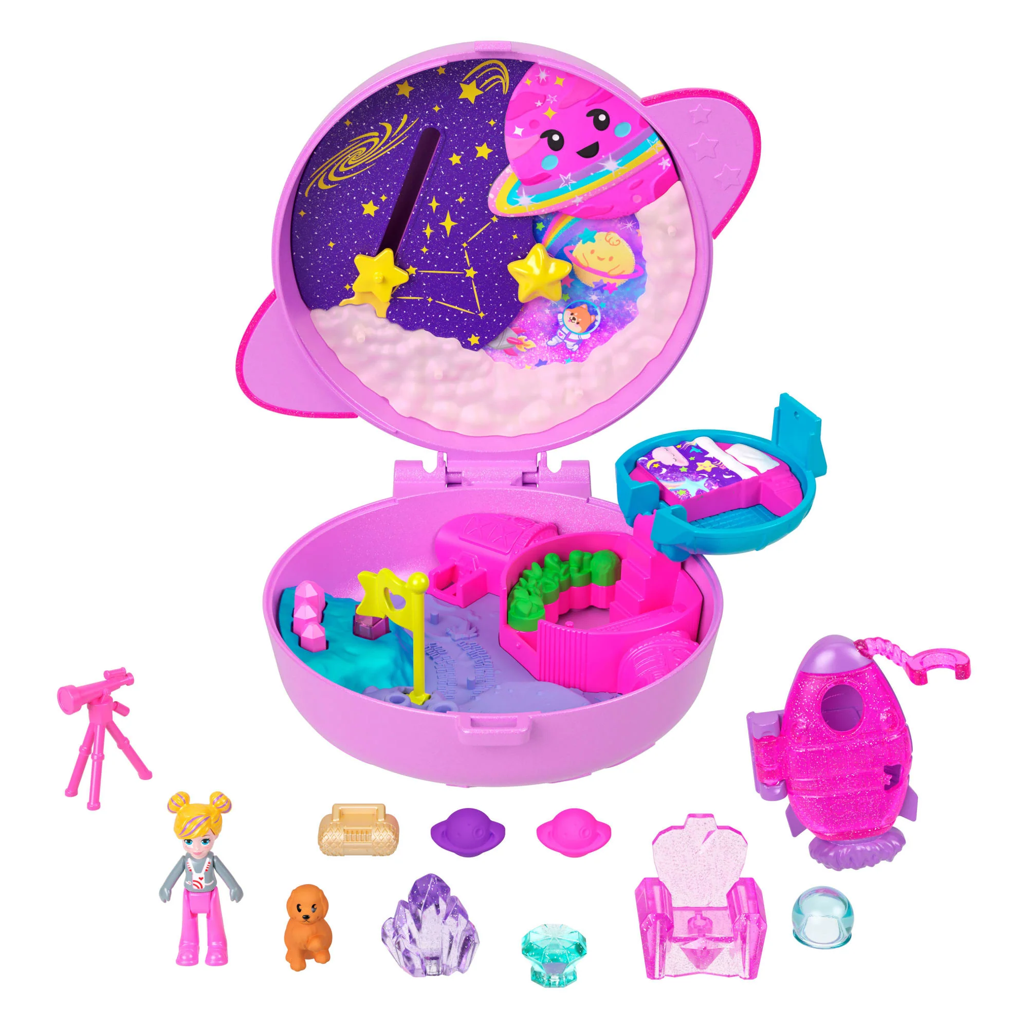 Polly Pocket Conjunto de Brinquedo Compacto do Planeta Polly - Image 5