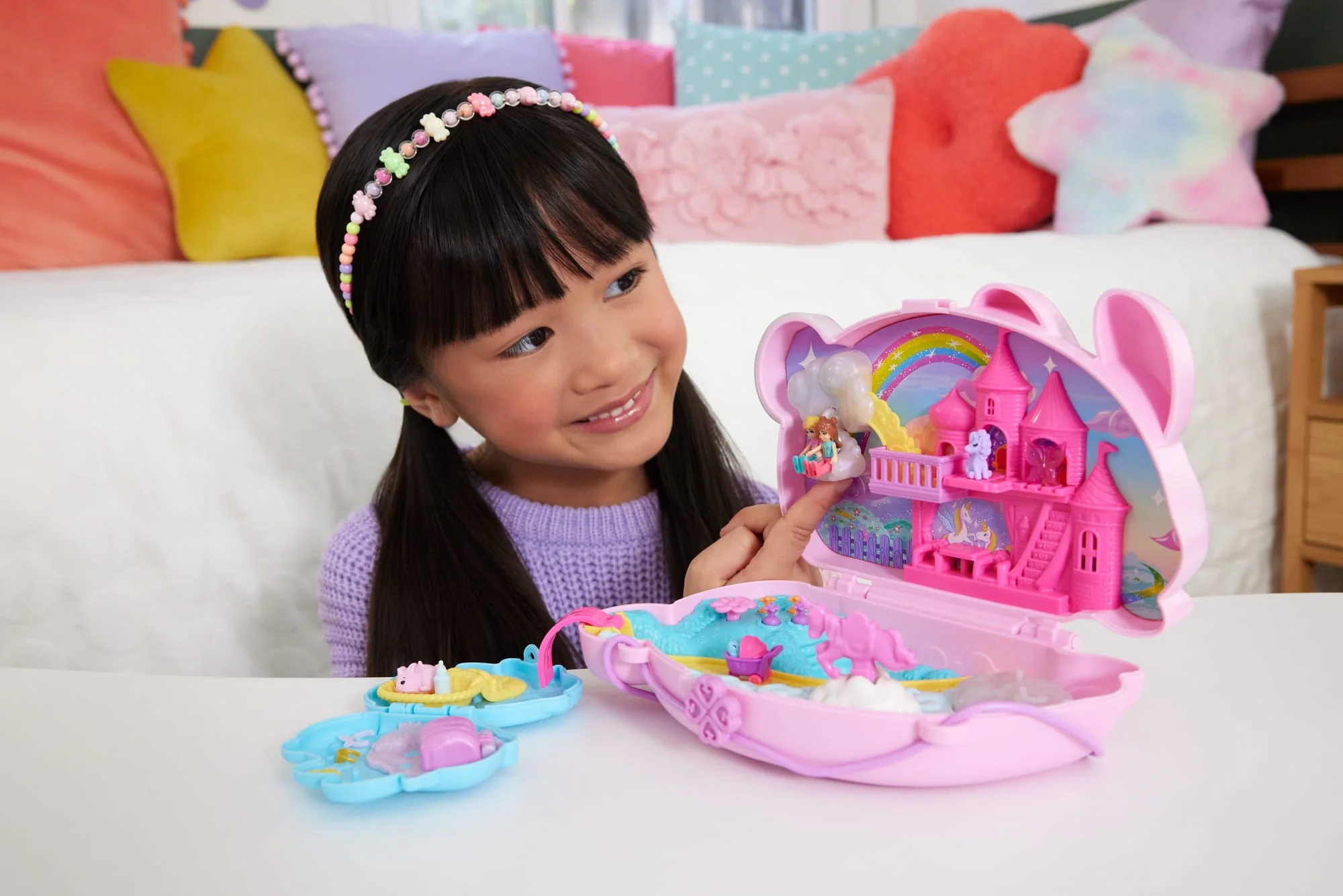 Polly Pocket Conjunto de Brinquedo Compacto Mundo Surpresa Coelhinho - Image 2