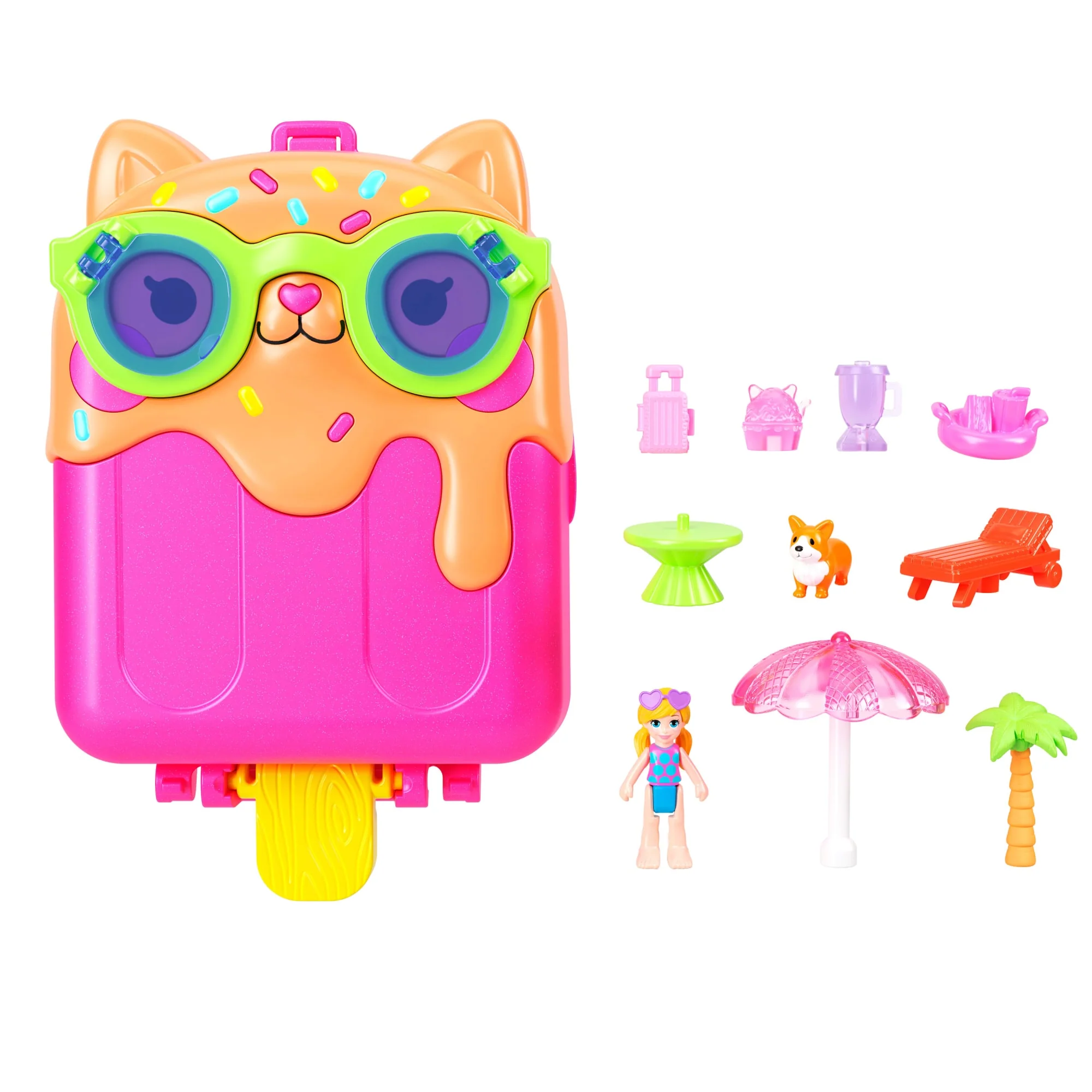 Polly Pocket Conjunto de Brinquedo Compacto Resort Paleta de Gatinho - Image 4