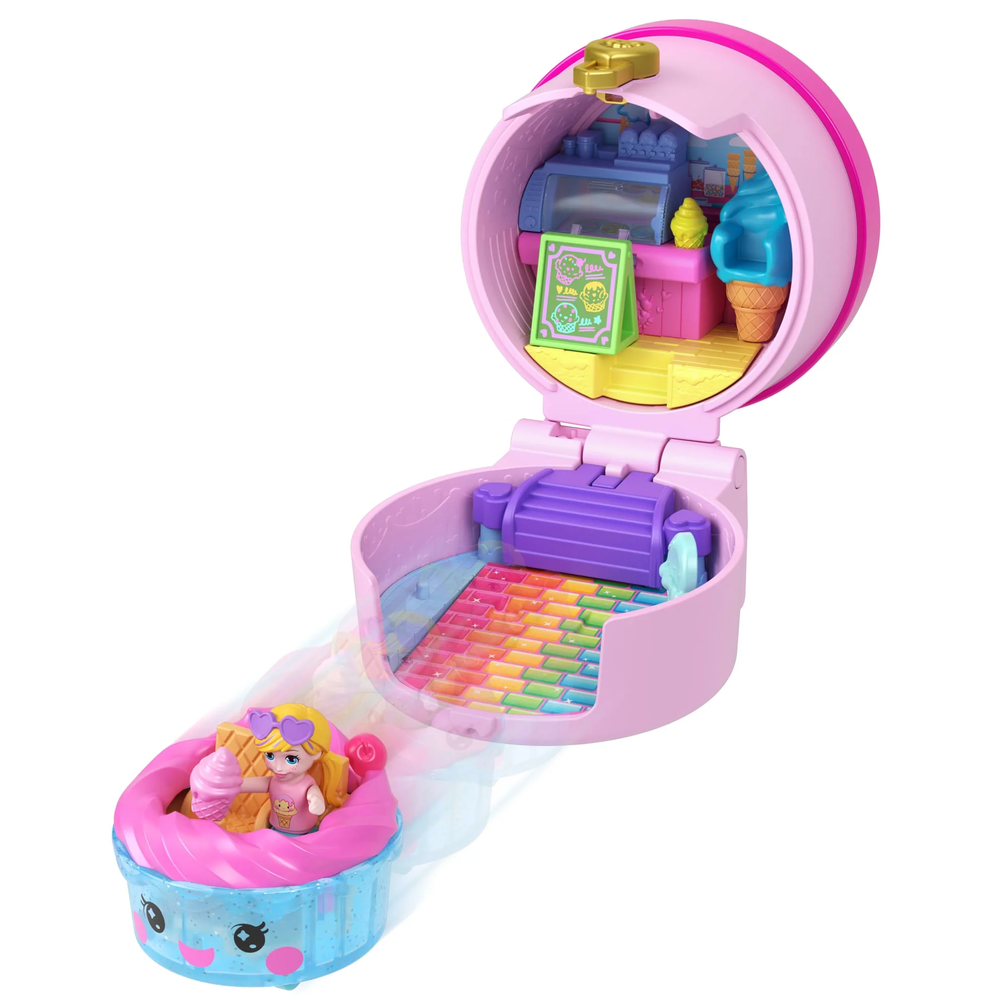 Polly Pocket Conjunto de Brinquedo Compacto Revel Comidinha Rápida - Image 4