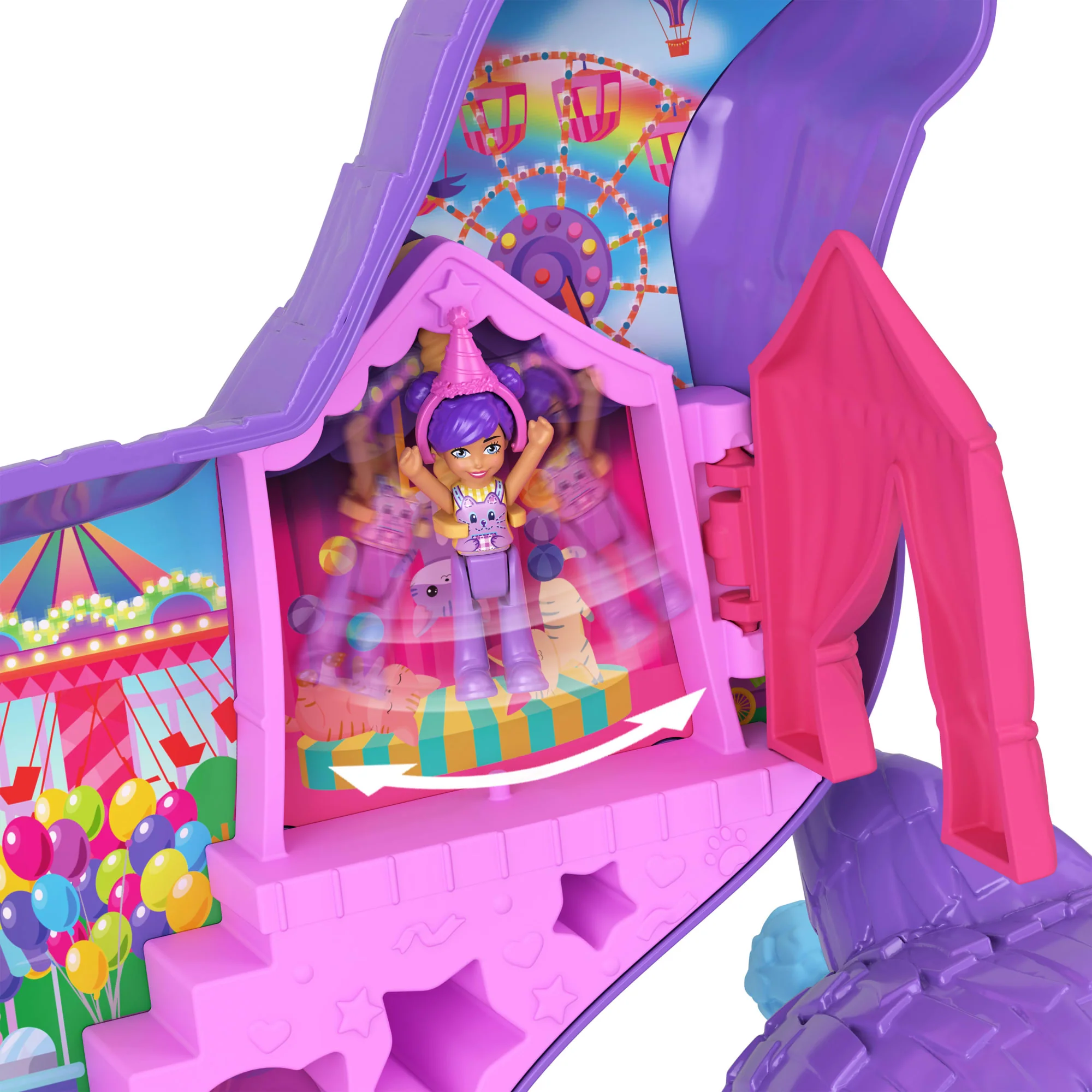 Polly Pocket Conjunto de Brinquedo Estrojo Pinhata Gatinho - Image 5