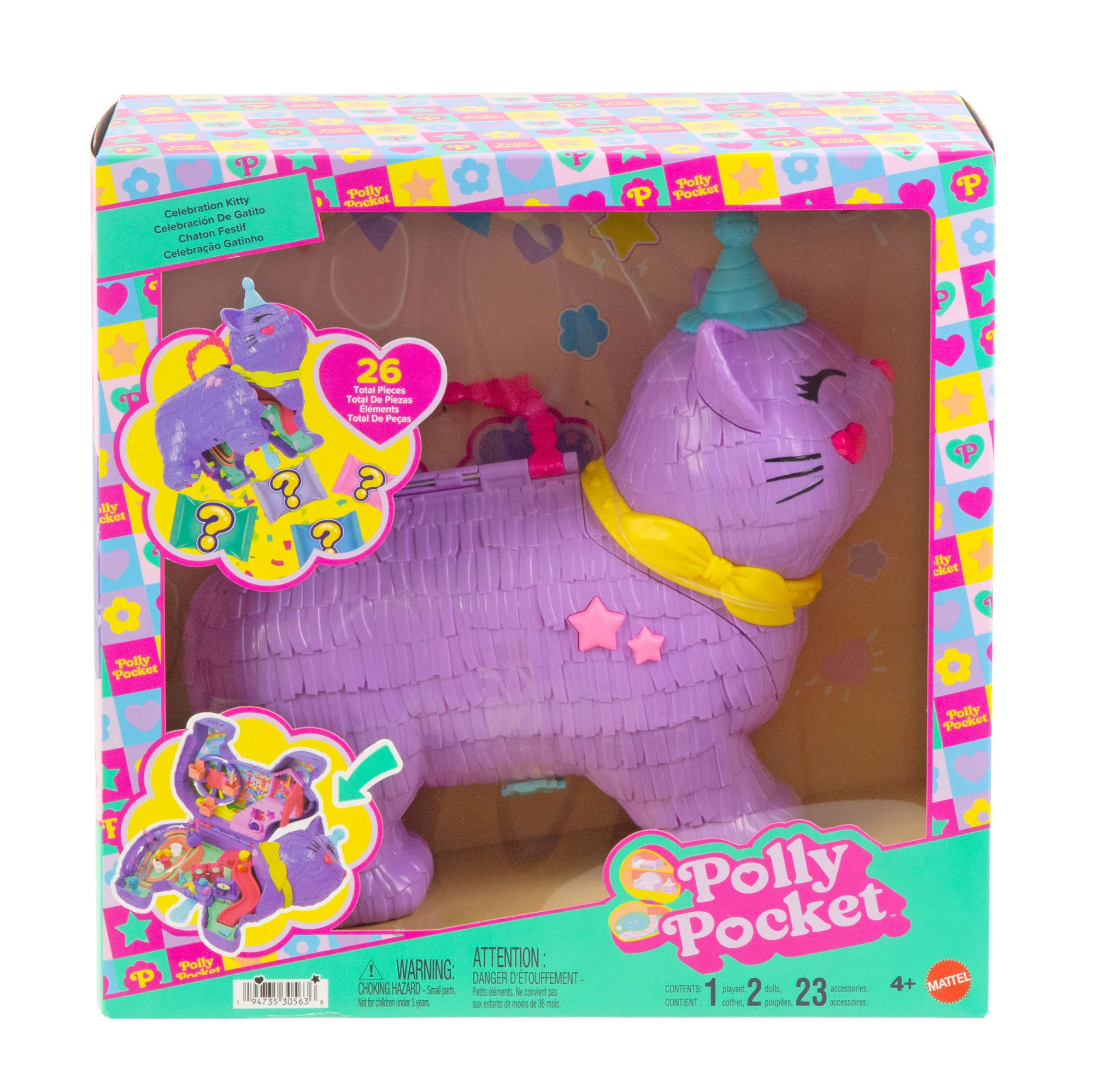 Polly Pocket Conjunto de Brinquedo Estrojo Pinhata Gatinho - Image 6