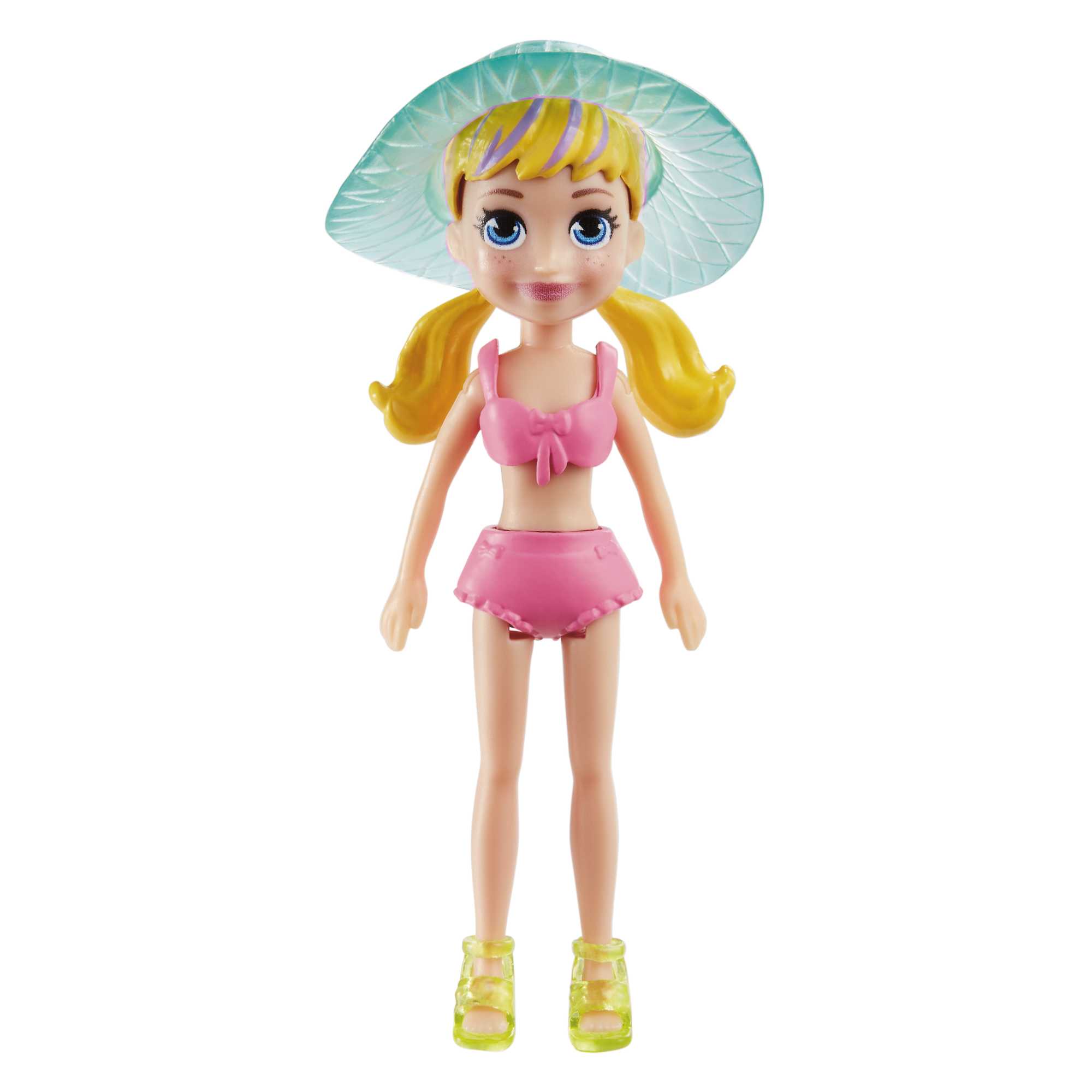 Polly Pocket Conjunto de Brinquedo Pacote de Modas Diversão de Praia Tropical Elemento Surpresa - Image 3