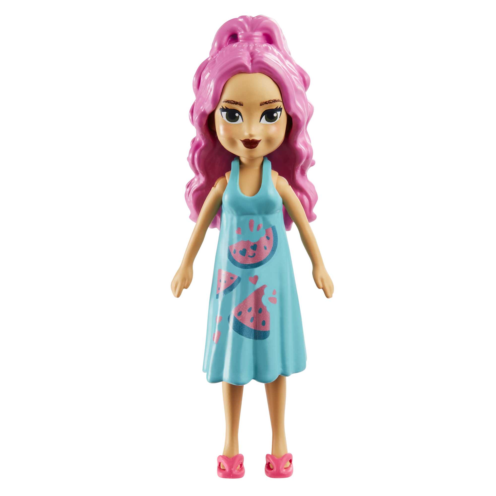 Polly Pocket Conjunto de Brinquedo Pacote de Modas Diversão de Praia Tropical Elemento Surpresa - Image 4