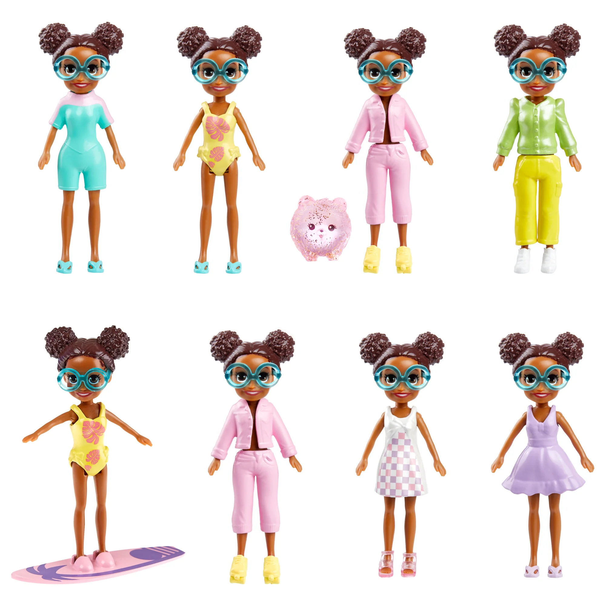 Polly Pocket Large Fashion Pack, Travel Toy With Dolls And Clothing Accessories - Image 3