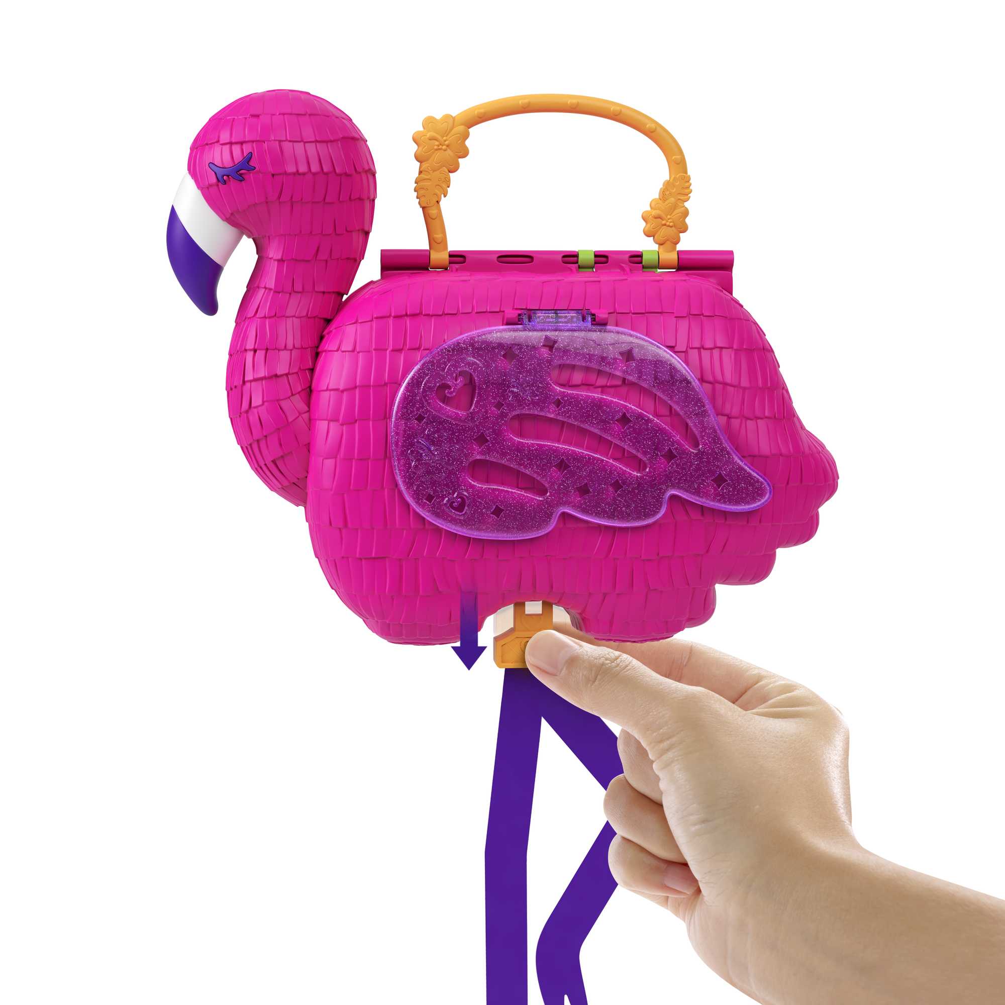 Polly Pocket Grand Coffret Flamant Rose de Fête - Image 4