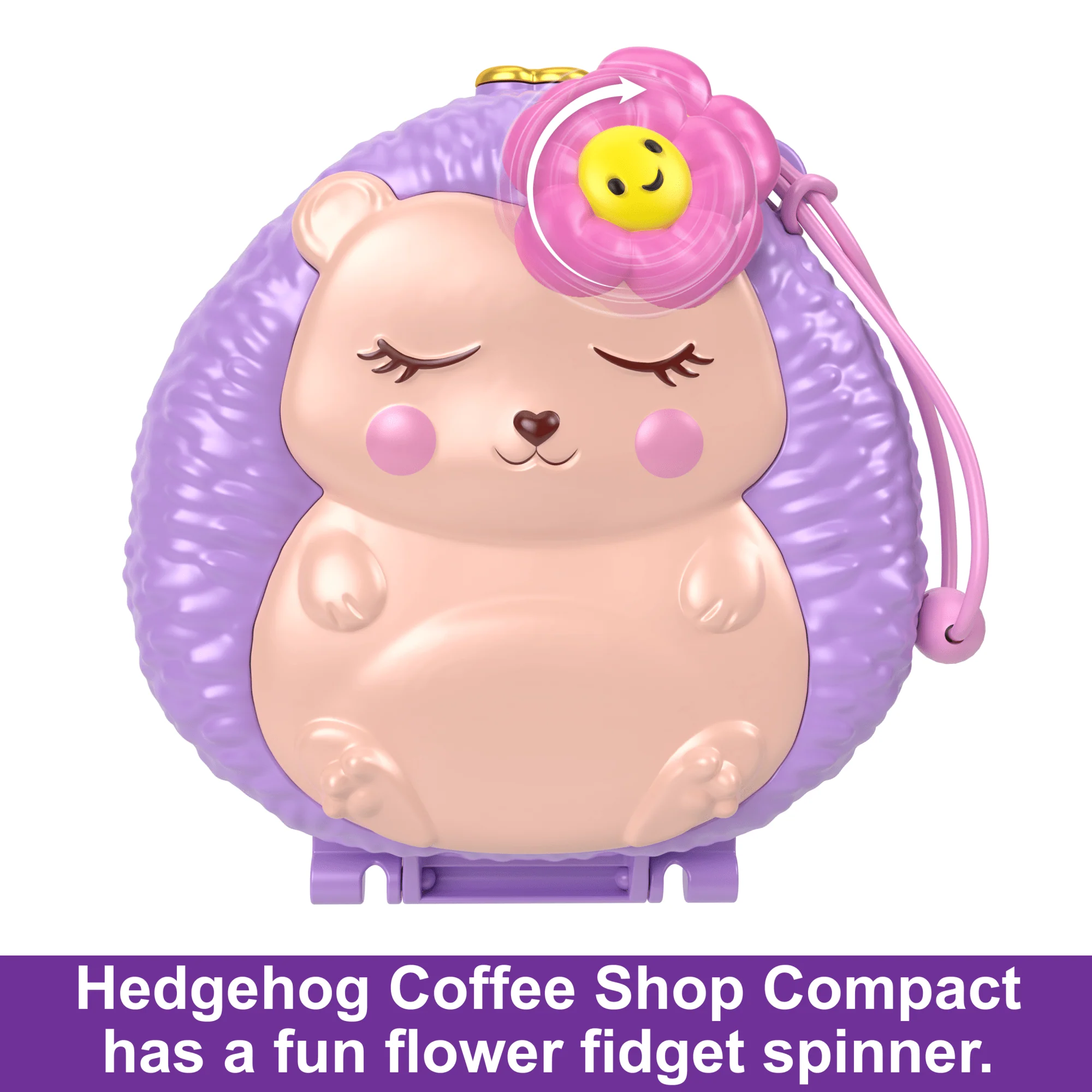 Polly Pocket Dolls And Playset, Travel Toys, Hedgehog Coffee Shop Compact - Image 3
