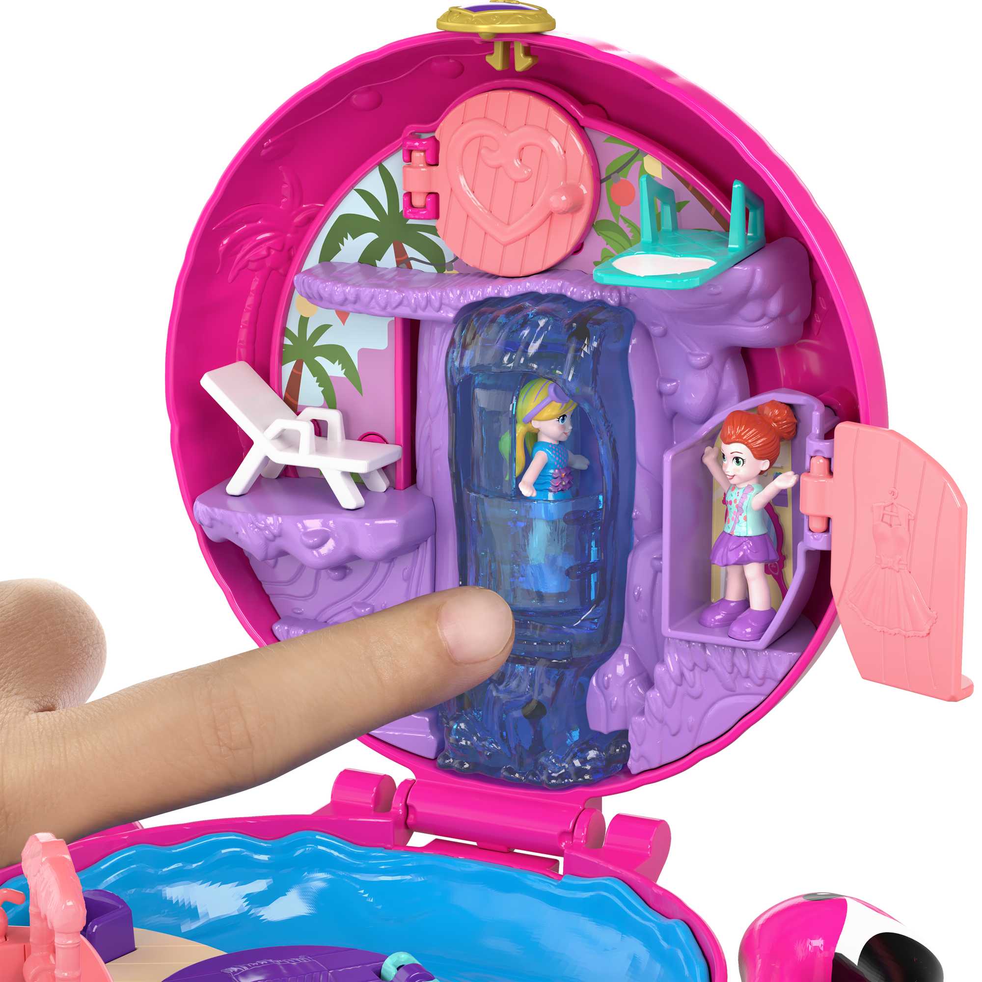 Polly Pocket La Piscine du Flamant Rose - Image 3