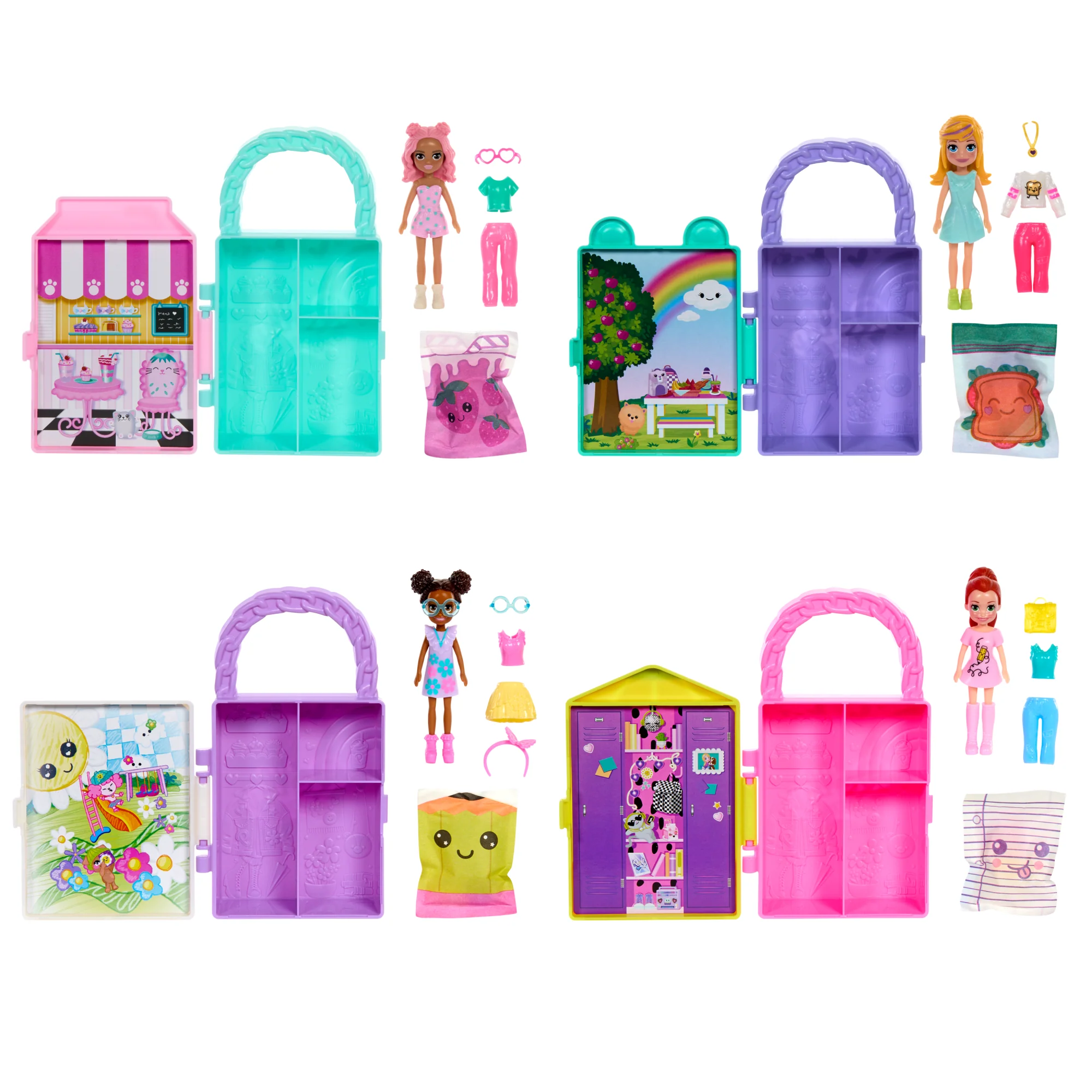 Polly Pocket  Coffret de Jeu et Poupée  Mini Looks, Poupée 7,62Cm - Image 3