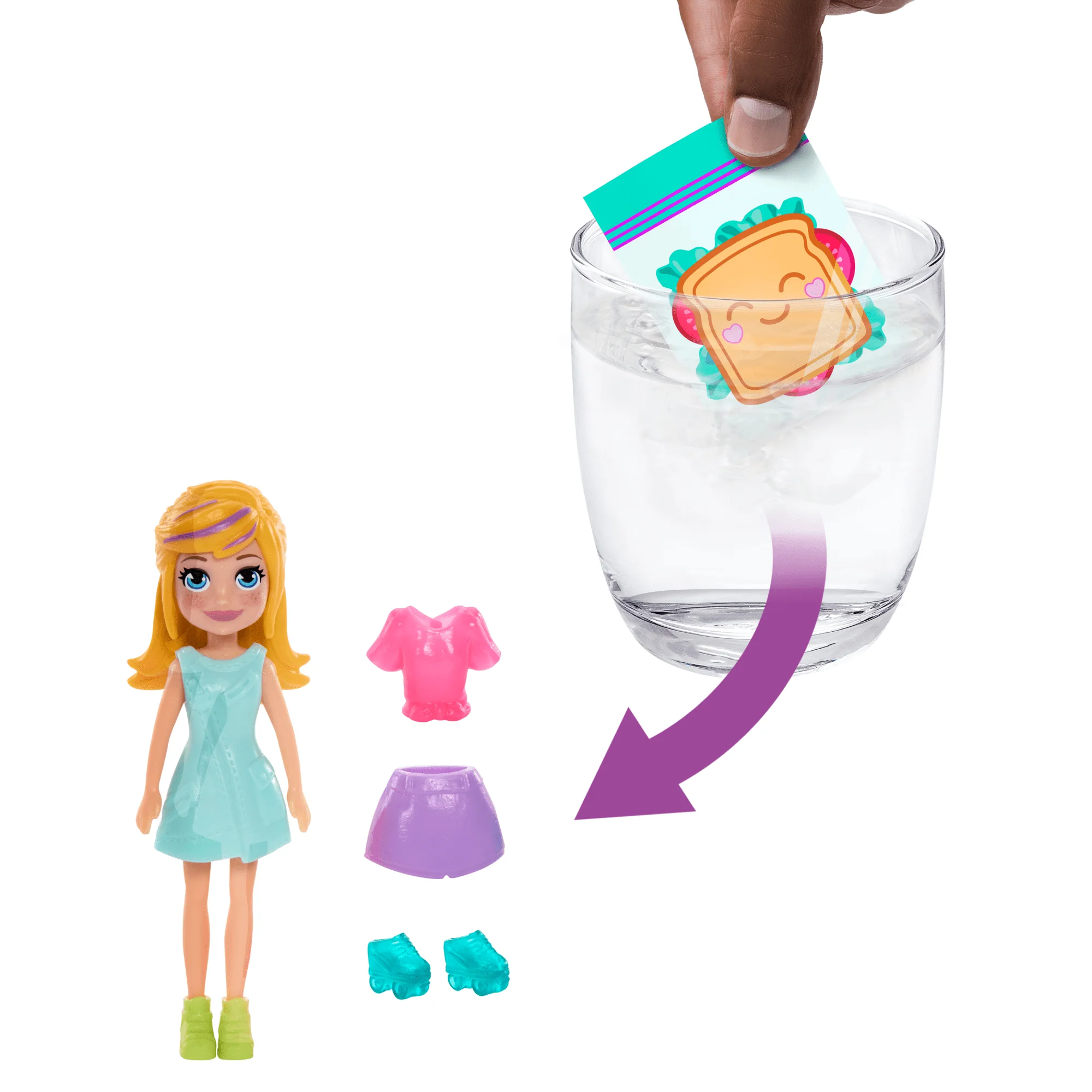 Polly Pocket  Coffret de Jeu et Poupée  Mini Looks, Poupée 7,62Cm - Image 4