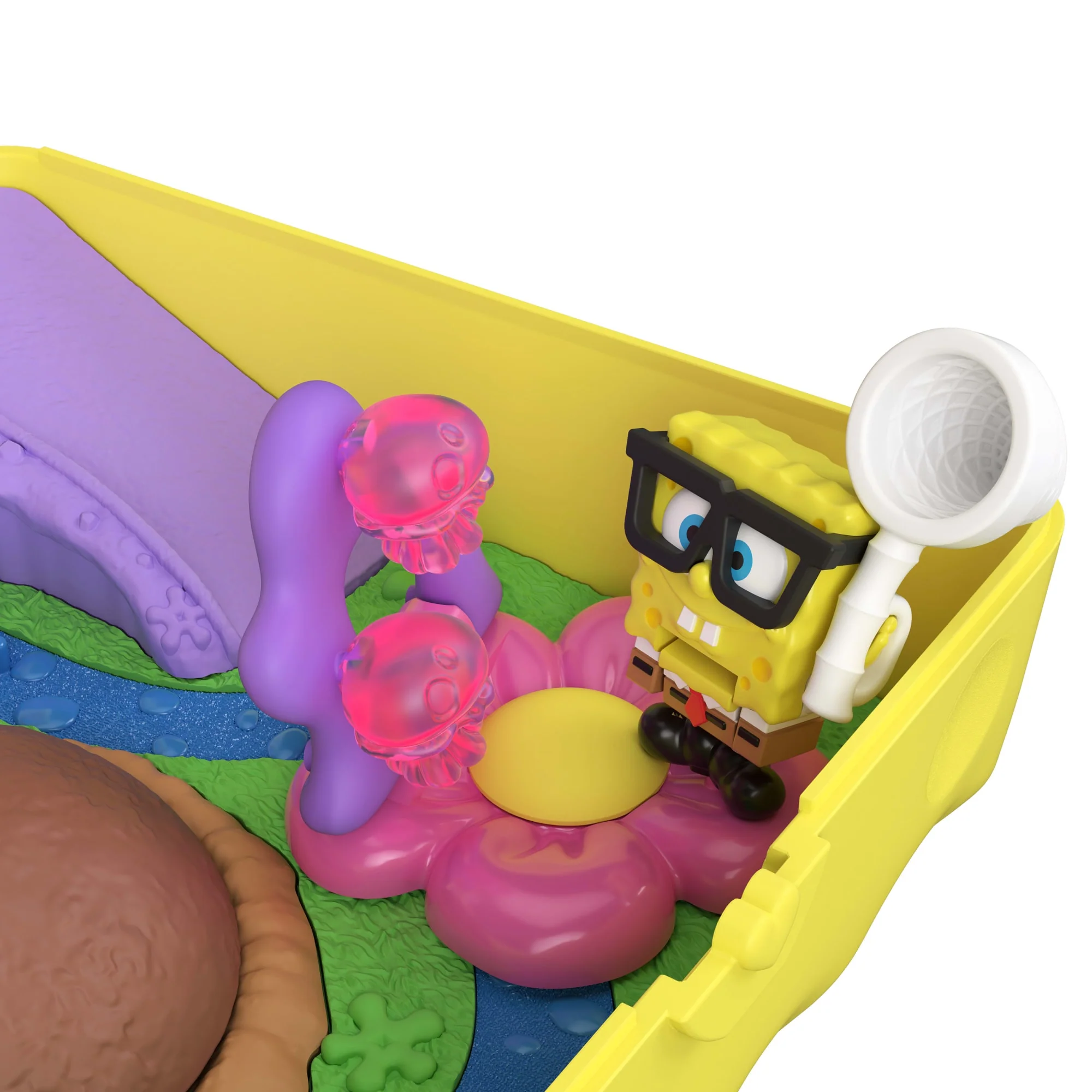 Polly Pocket Micro Dolls And Playset, Spongebob Partnership Compact With Patrick Doll, 7 Accessories - Image 5