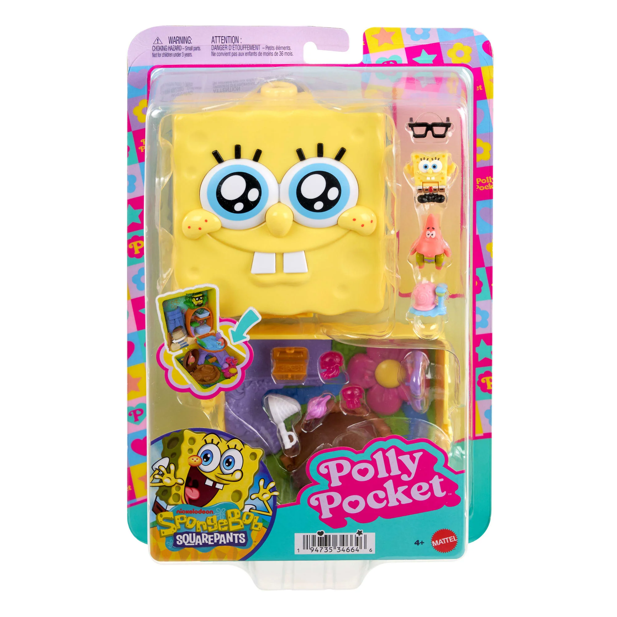 Polly Pocket PP Core Set de Juego Compacto Bob Esponja - Image 6