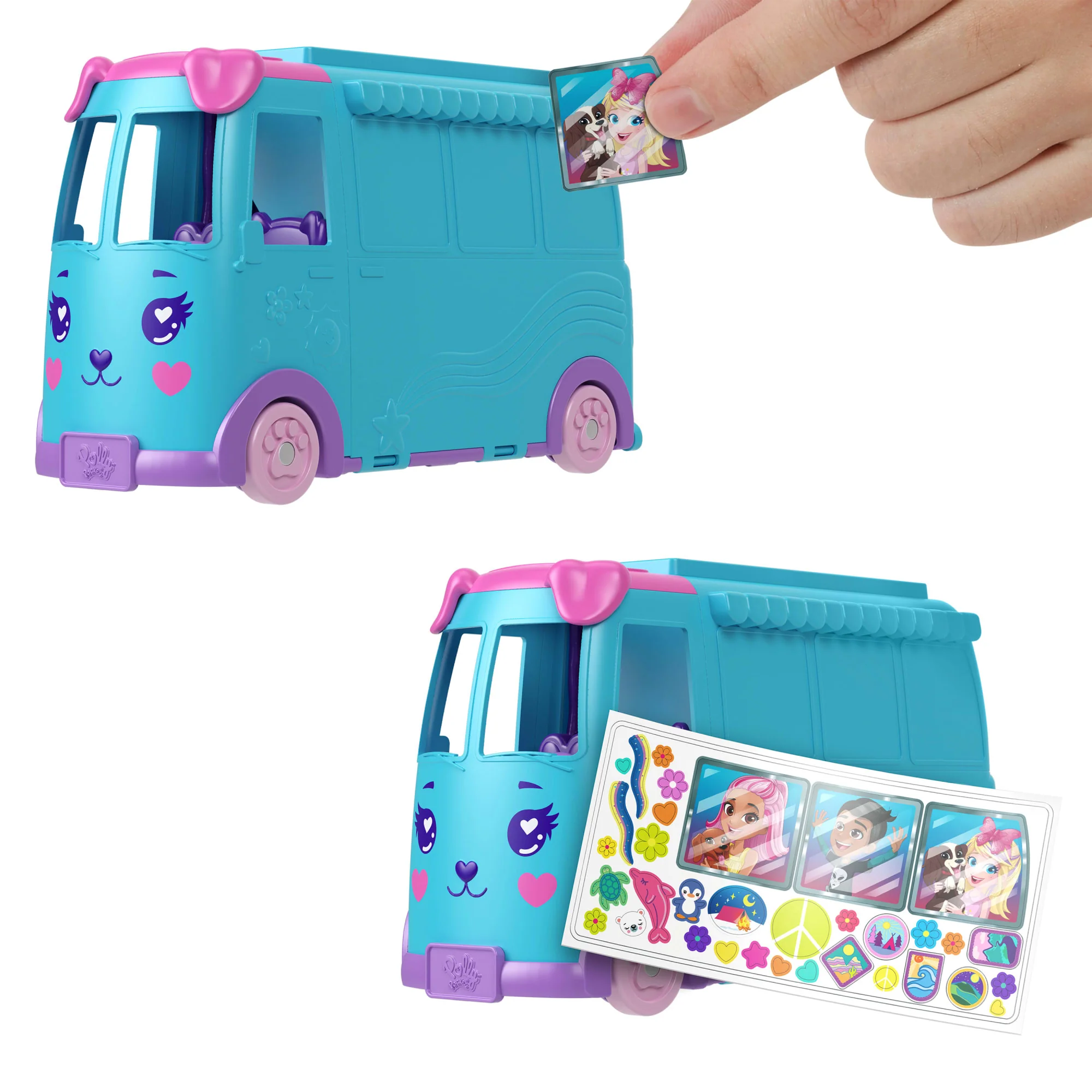 Polly Pocket Set de Juego Aventura Sobre Ruedas con Mascotas - Image 5