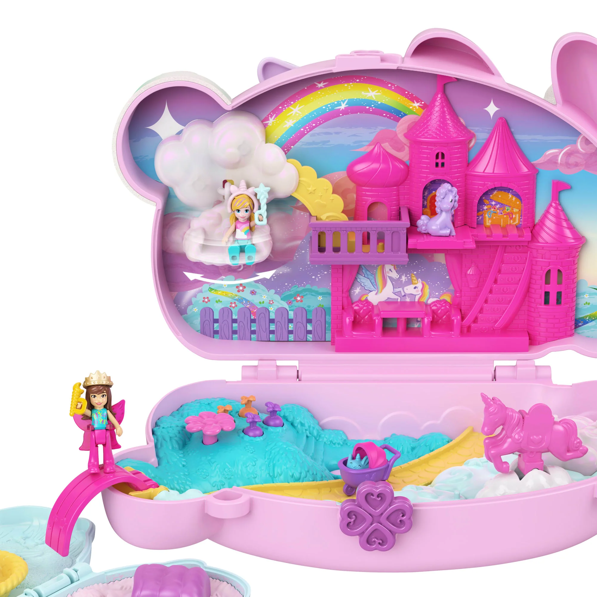 Polly Pocket Set de Juego Compacto Erizo Mamá y Bebé - Image 4