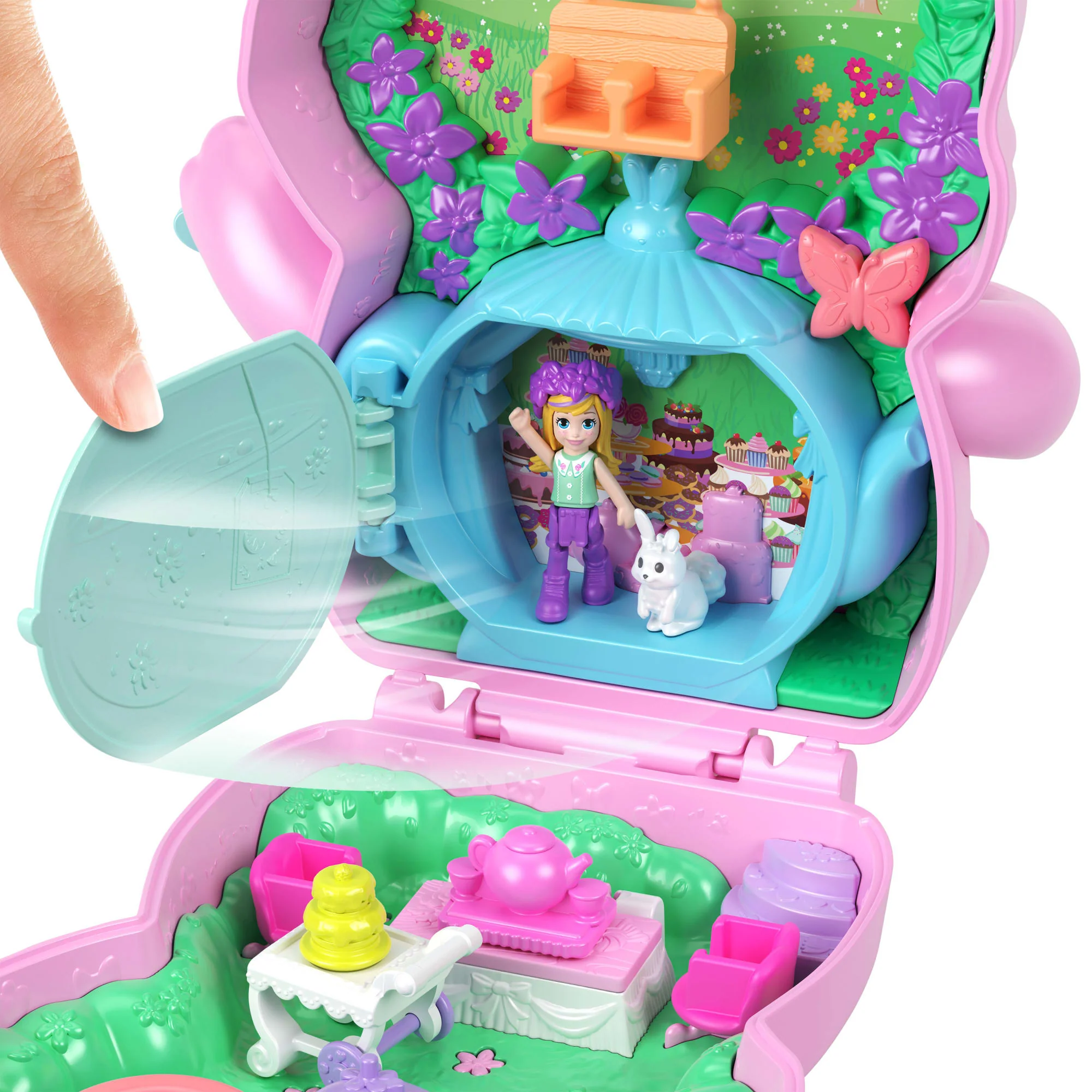 Polly Pocket Set de Juego Compacto Pocket World Animalitos Sorpresa - Image 5