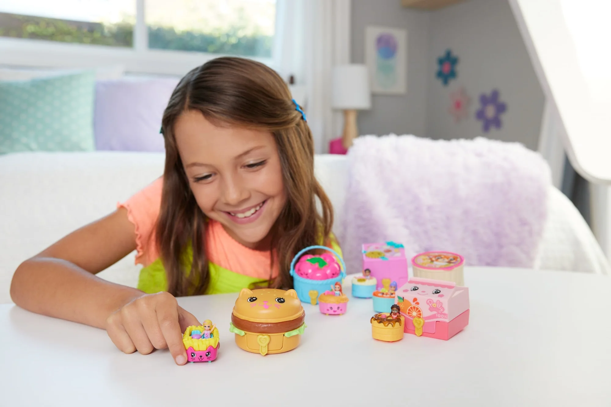 Polly Pocket Set de Juego Compacto Reveal Comidita Rápida - Image 2