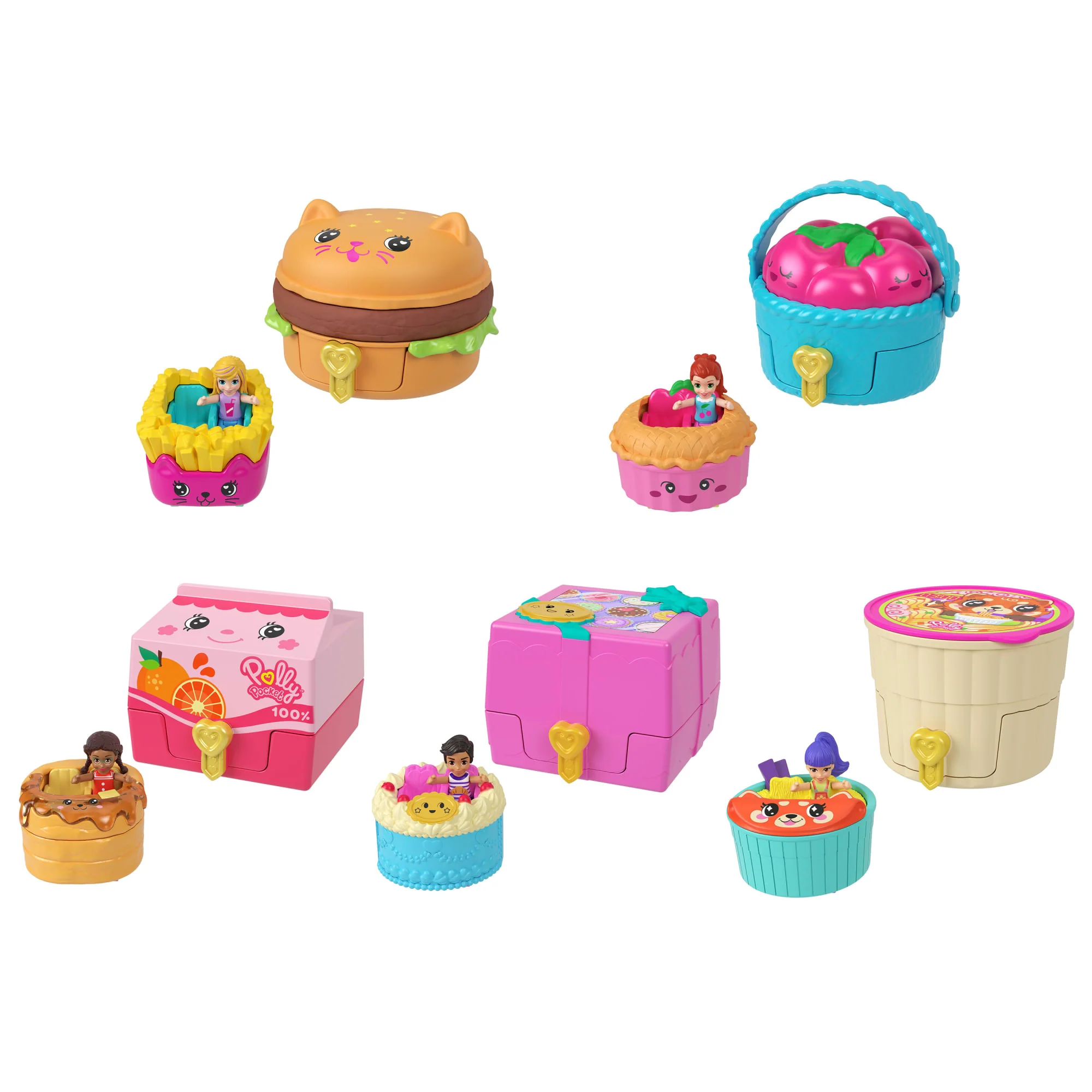 Polly Pocket Set de Juego Compacto Reveal Comidita Rápida - Image 6