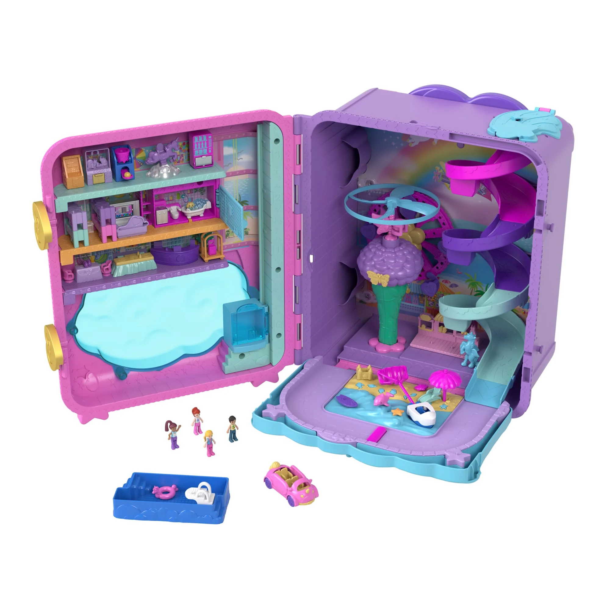 Polly Pocket Set de Juego Pollyville Resort Roll Away - Image 4