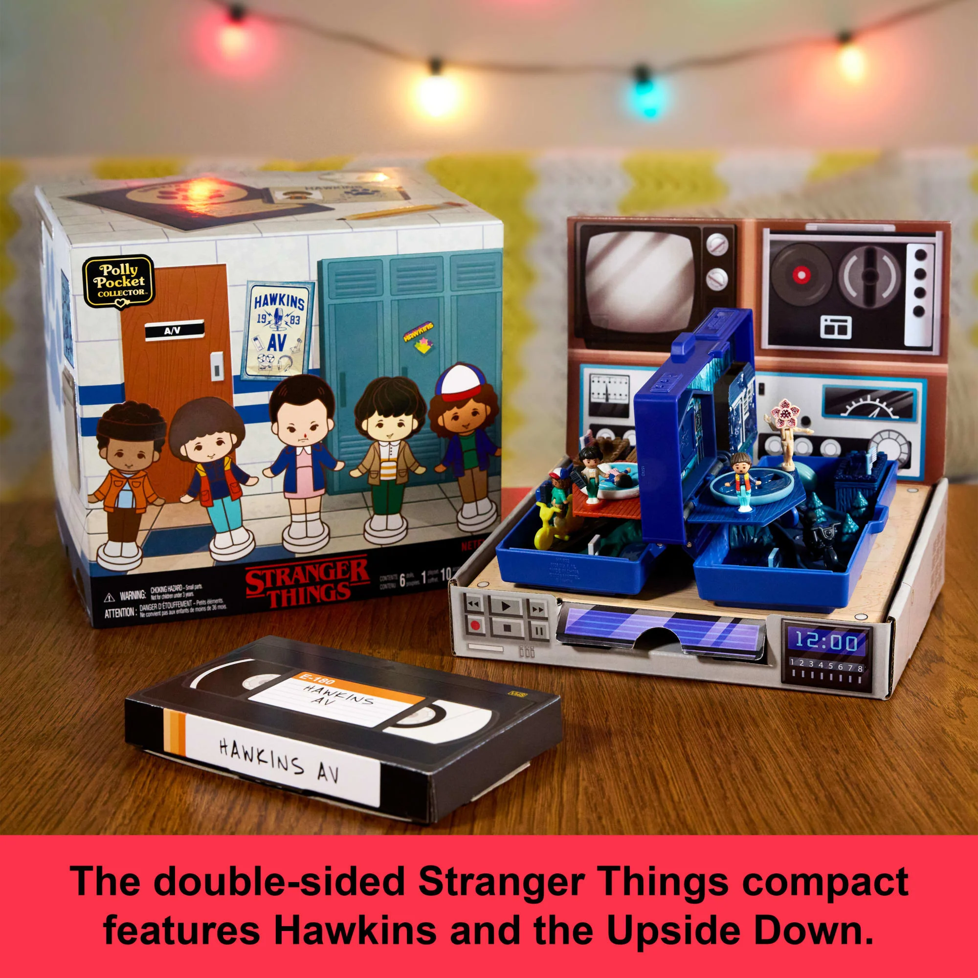 Polly Pocket Collector Stranger Things Compact, Special Edition Dolls And Playset - Image 2