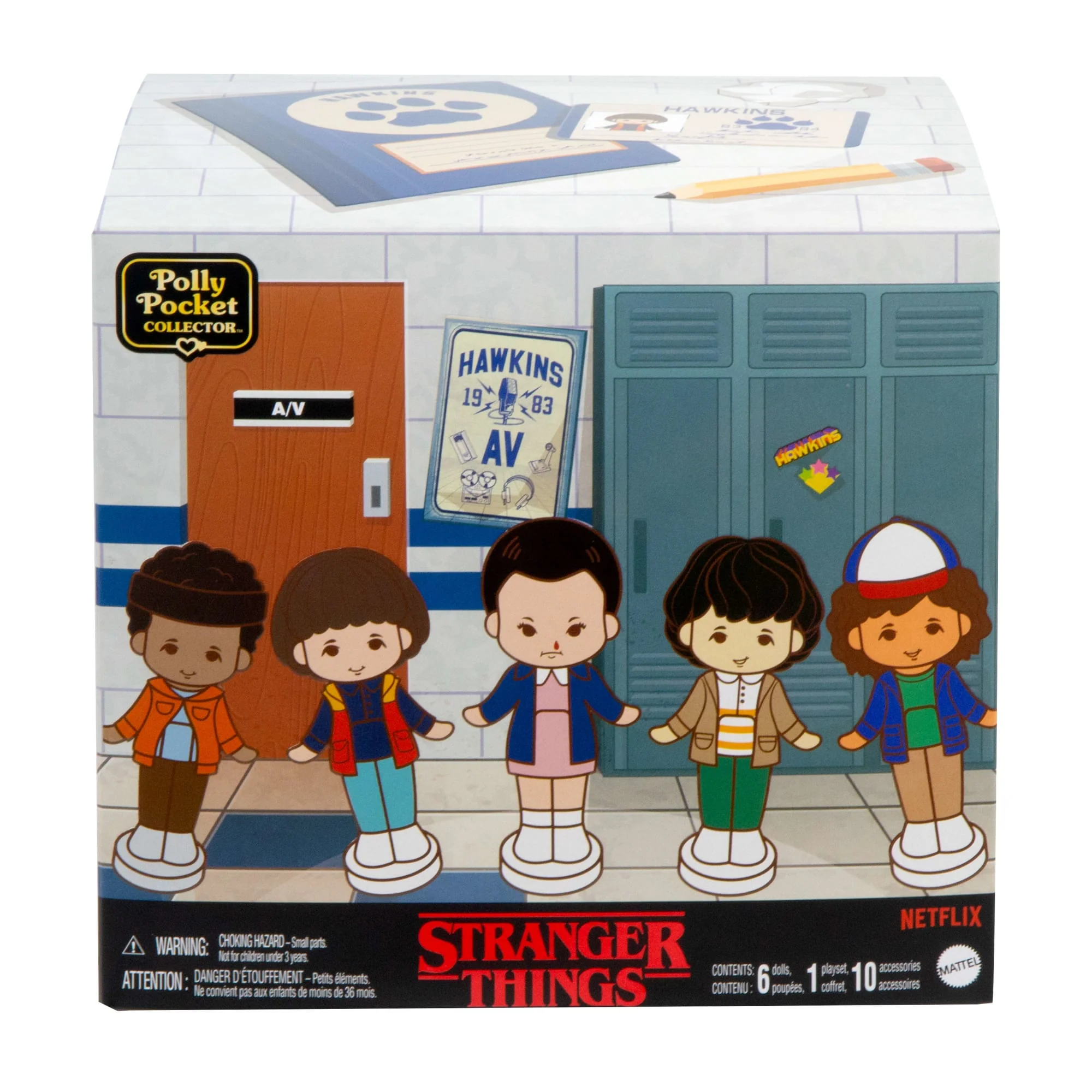 Polly Pocket Collector Stranger Things Compact, Special Edition Dolls And Playset - Image 6