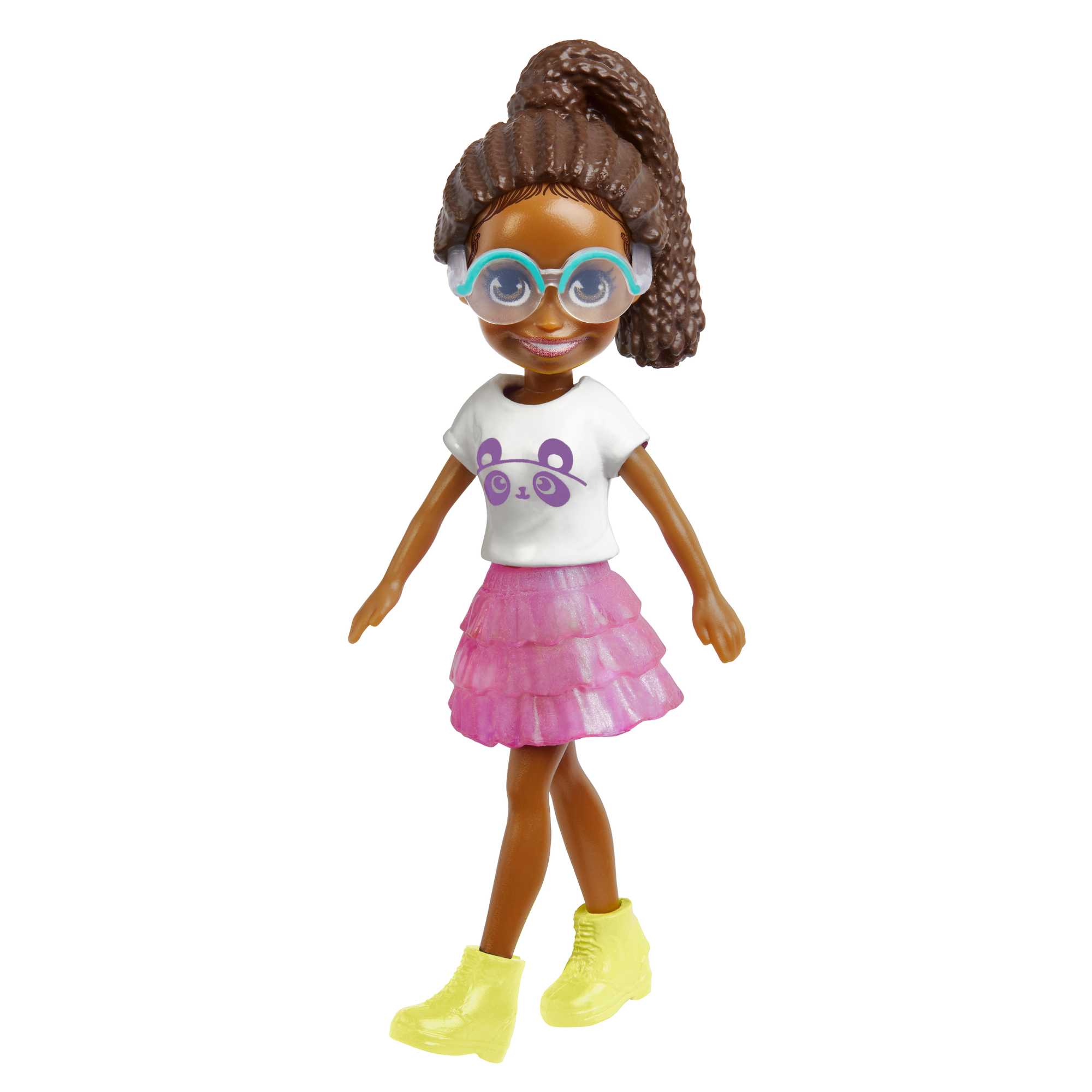 Polly Pocket Style Spinner Fashion Closet Playset With Shani Doll And Panda Theme, Fashion Tube Collection - Image 4