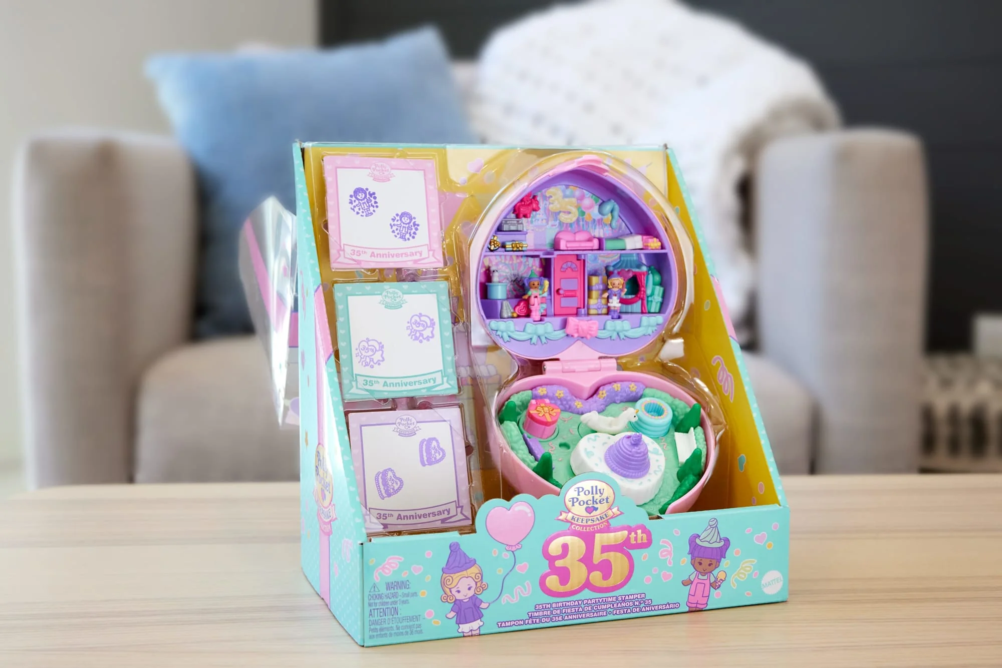 Polly Pocket-Tampon 35Ăme Anniversaire-Coffret Collector Avec PoupĂ©es - Image 3