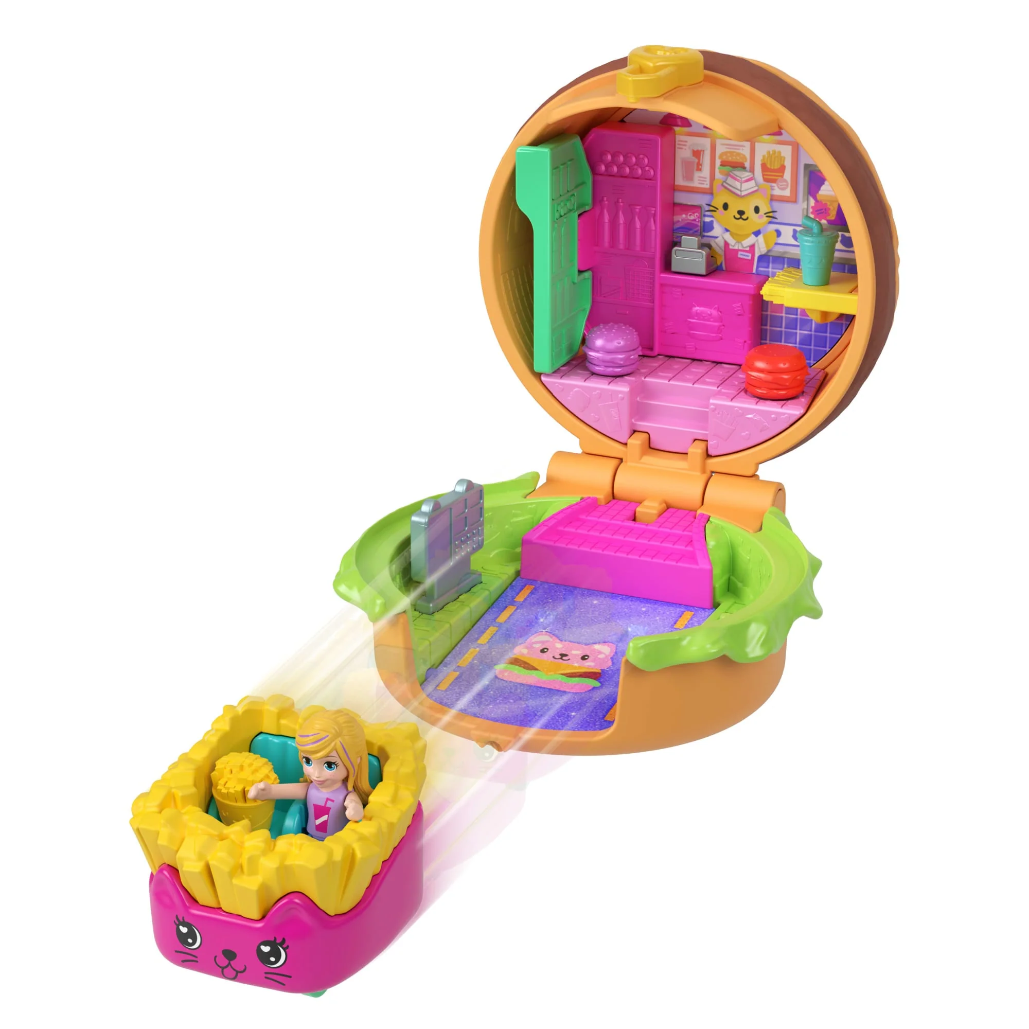 Polly Pocket  Tiny Take Out Reveal  Assortiment, Thème Alimentaire - Image 4
