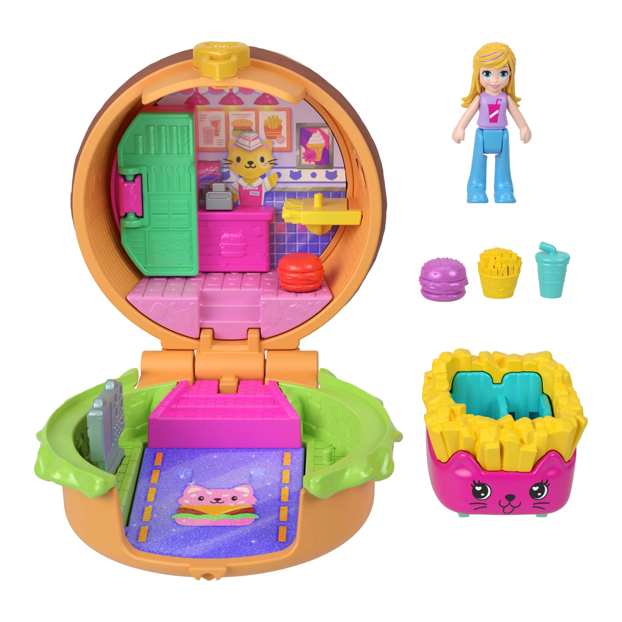 Polly Pocket  Tiny Take Out Reveal  Assortiment, Thème Alimentaire - Image 5