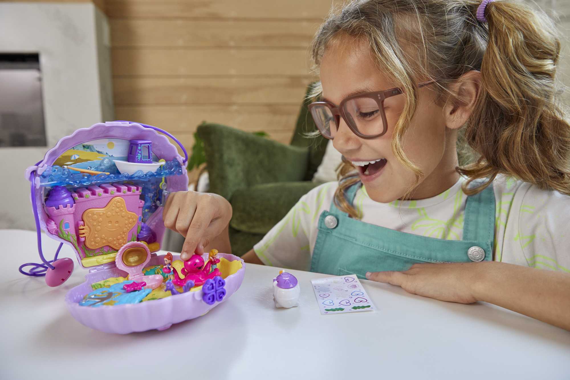 Coffret de Jeu Compact La Sacoche Coquillage Magique Polly Pocket™ - Image 2