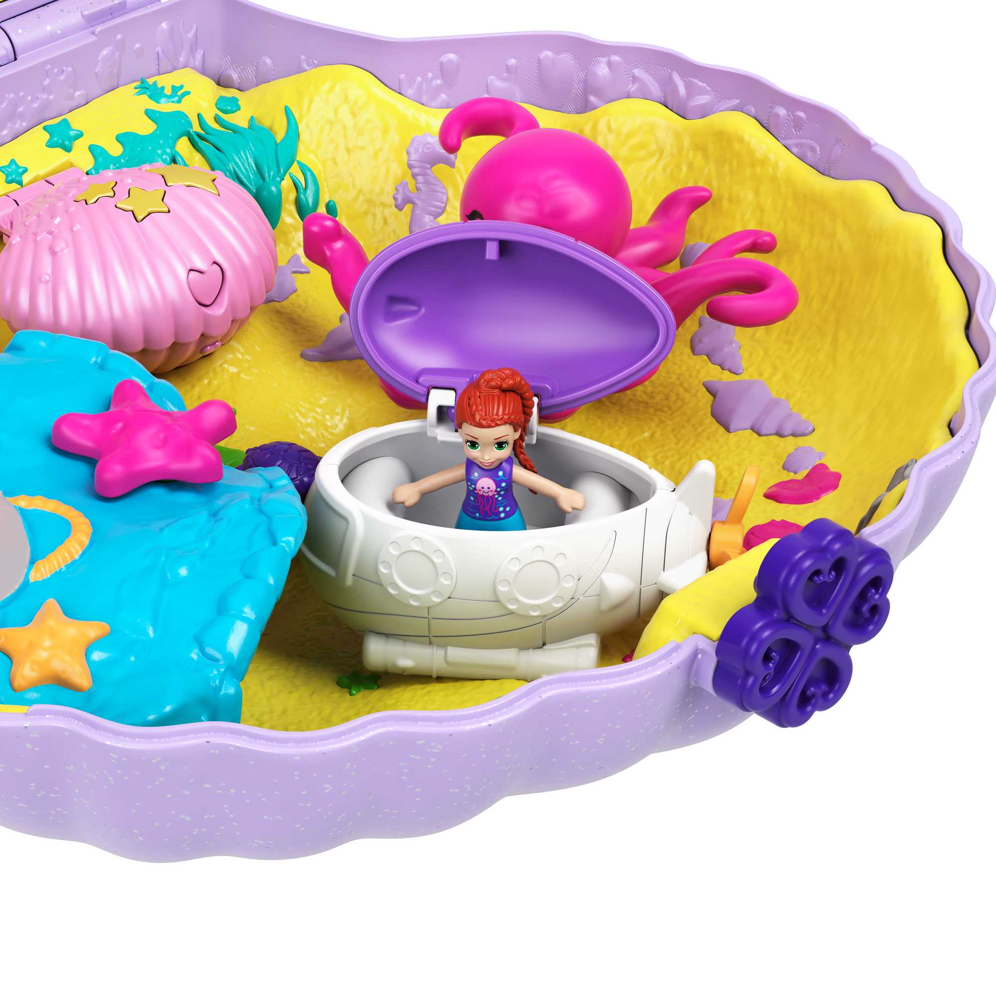 Coffret de Jeu Compact La Sacoche Coquillage Magique Polly Pocket™ - Image 4