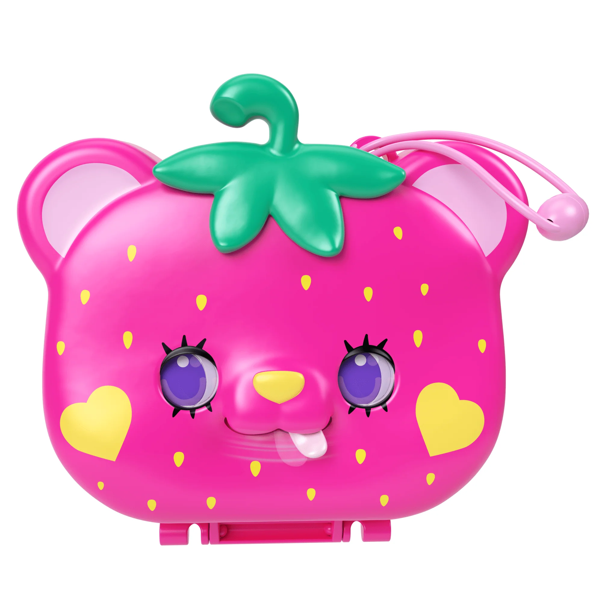 Pollypocket-Ourson Fraise-Coffret et Figurines, Jouet de Voyage - Image 3