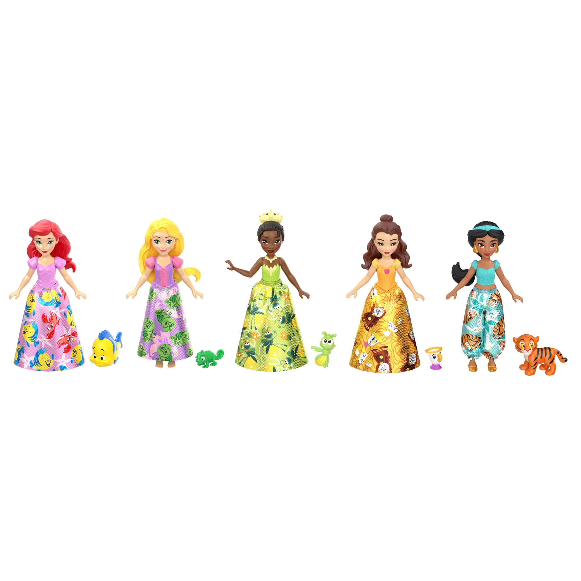 Princesses Disney  Coffret  5Poupées et 5Fig.  Princesses et Amis - Image 6