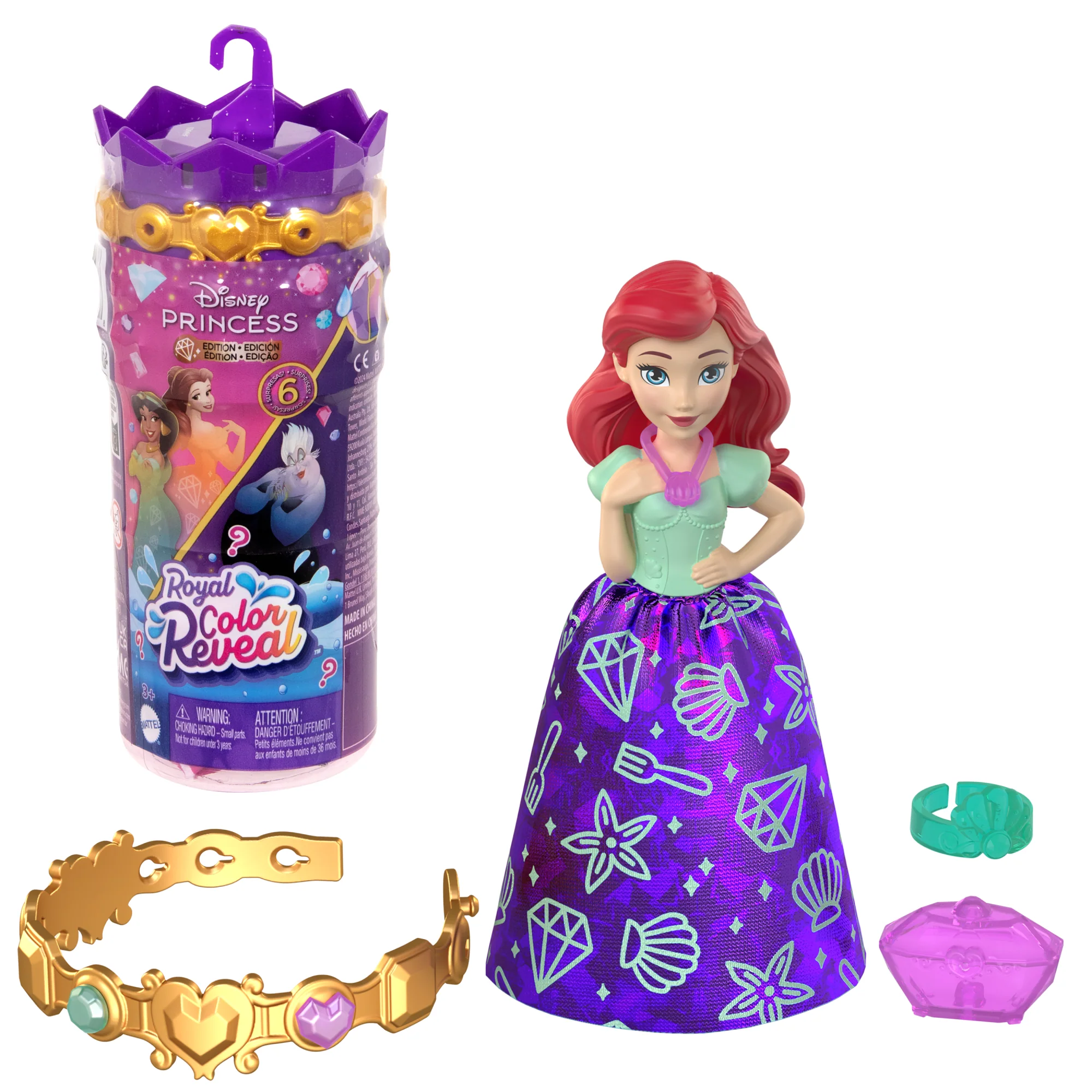 Princesses Disney  Royauté Color Reveal  Princesse Ou Méchante - Image 3