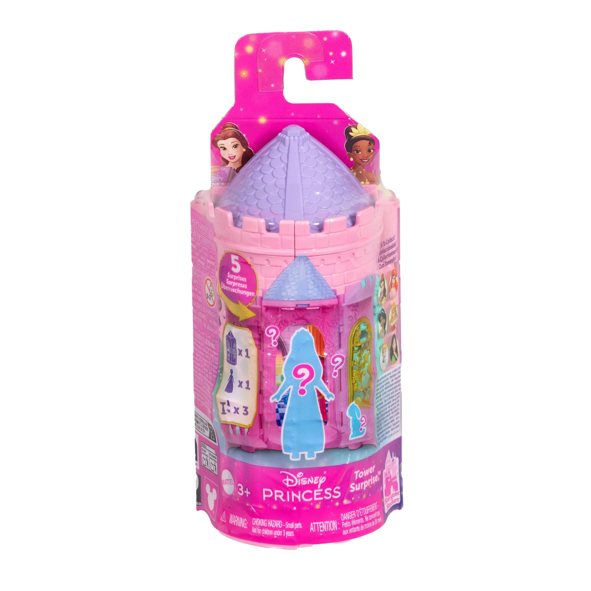Princesses Disney  Tourelle Surprise  Petite Poupée, 5 Surprises - Image 6