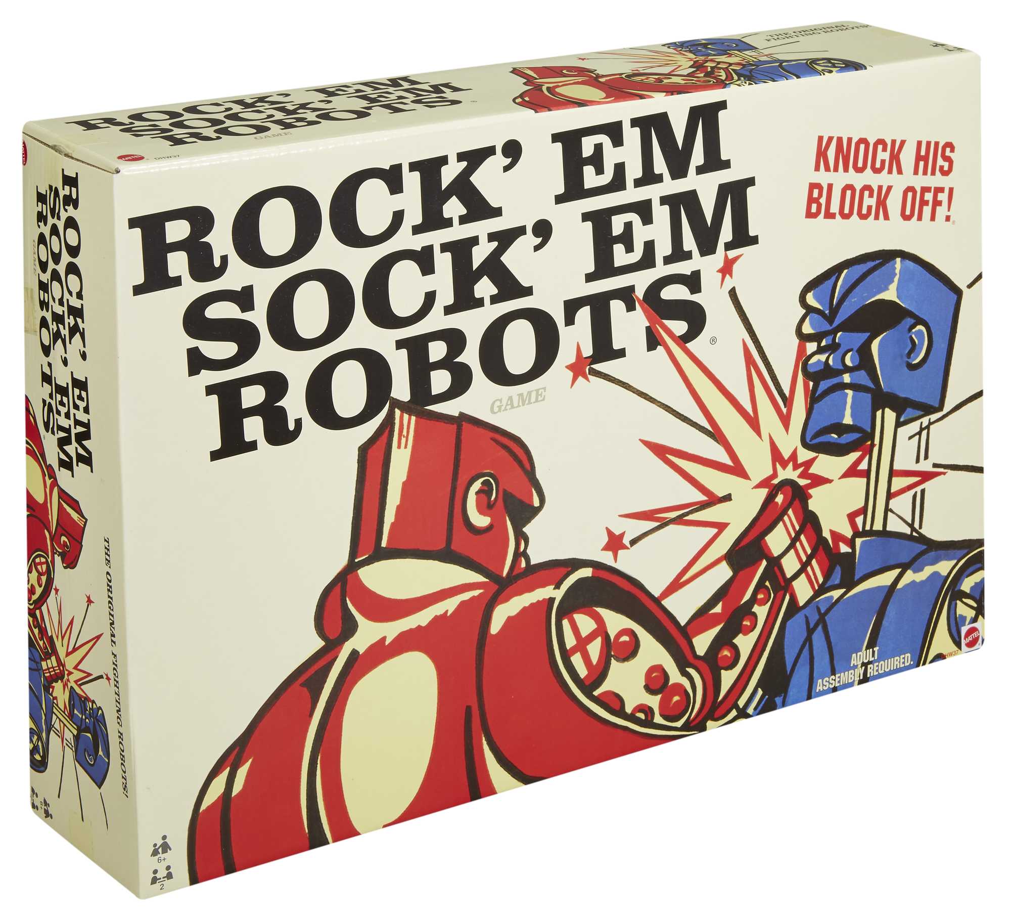 Rock 'Em Sock 'Em Kids Game, Battling Robots Game For 2 Players - Image 4