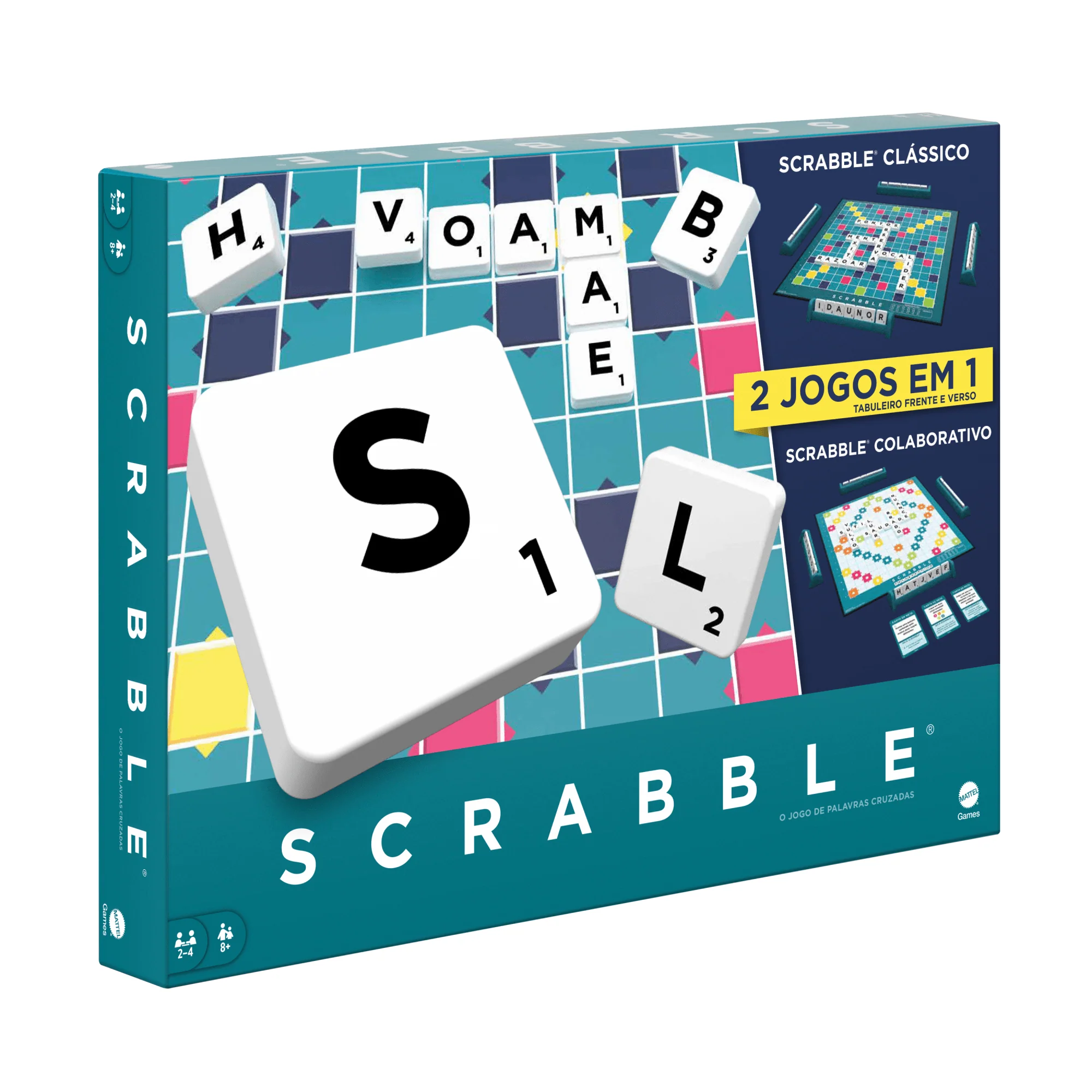 Scrabble Jogo de Tabuleiro 2 em 1 - Image 7