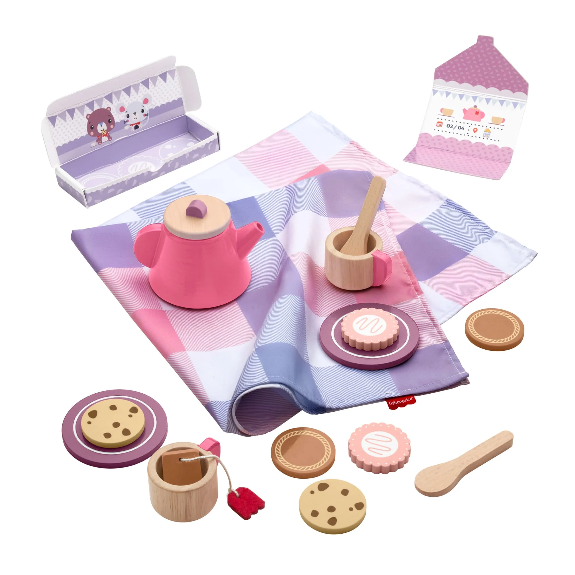Service à Thé de Pique-Nique en Bois Fisher-Price - Image 4