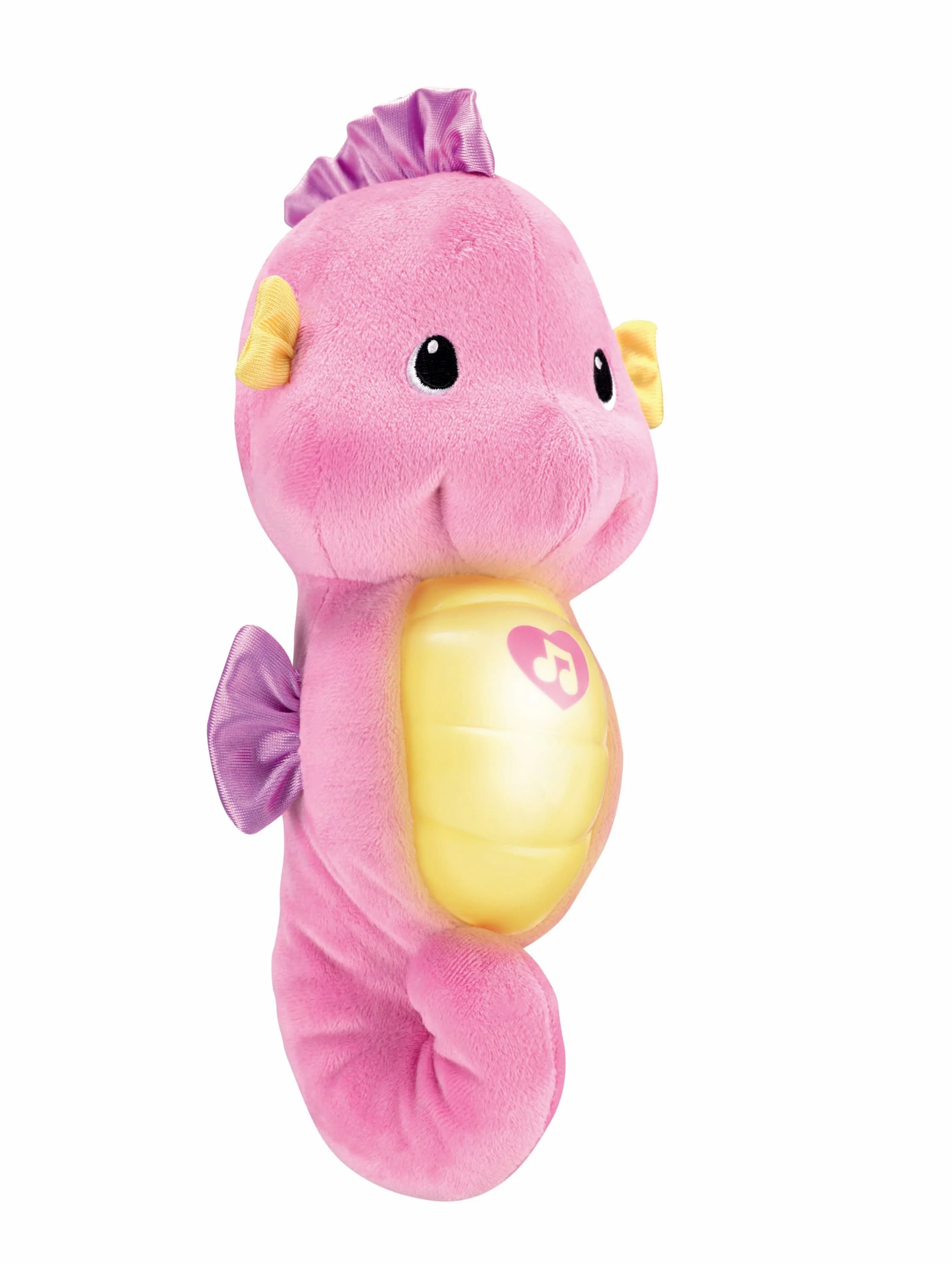 Fisher-Price Soothe & Glow Seahorse, Musical Plush Toy & Sound Machine For Baby With Lights, Pink - Image 4