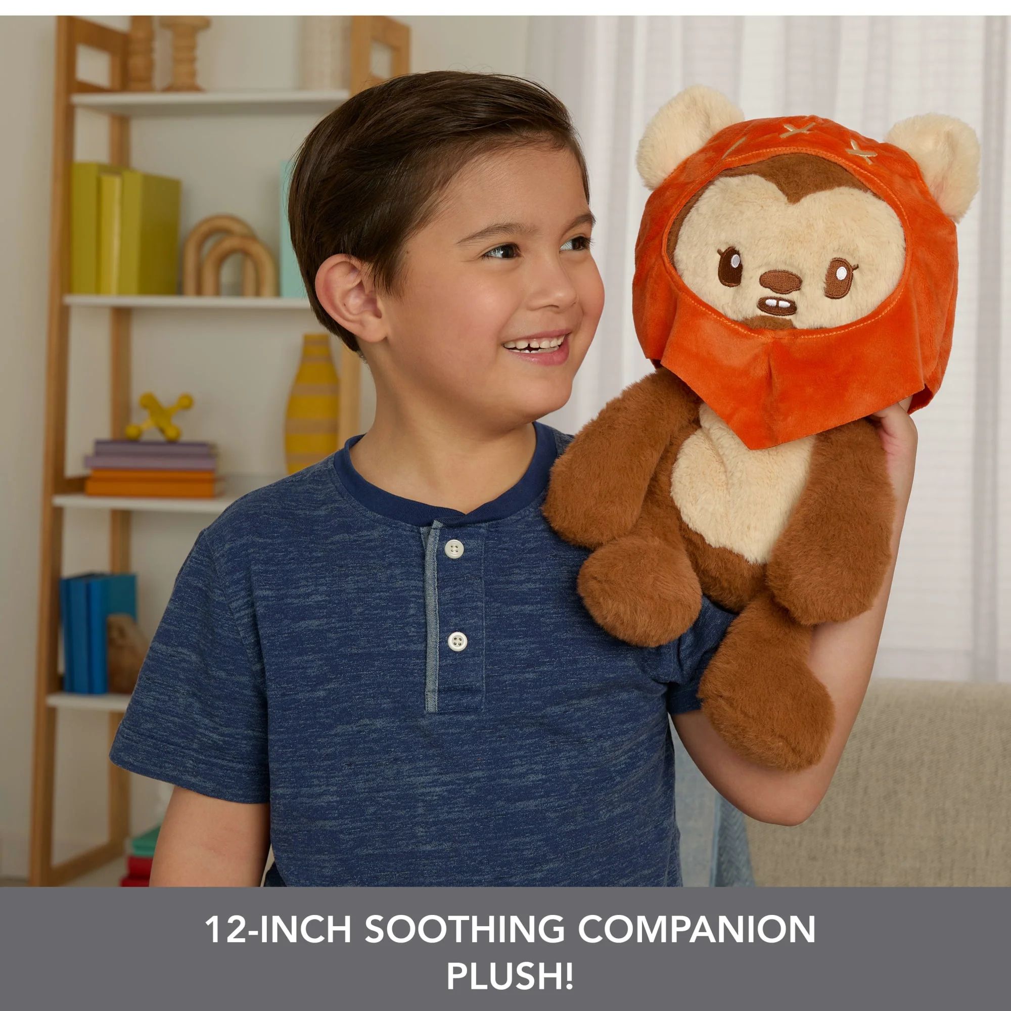 Star Wars Ewok Plush, Weighted Soft Toy, 12-Inch With Weighted Limbs & 1.5-Pound Pouch Inside - Image 3