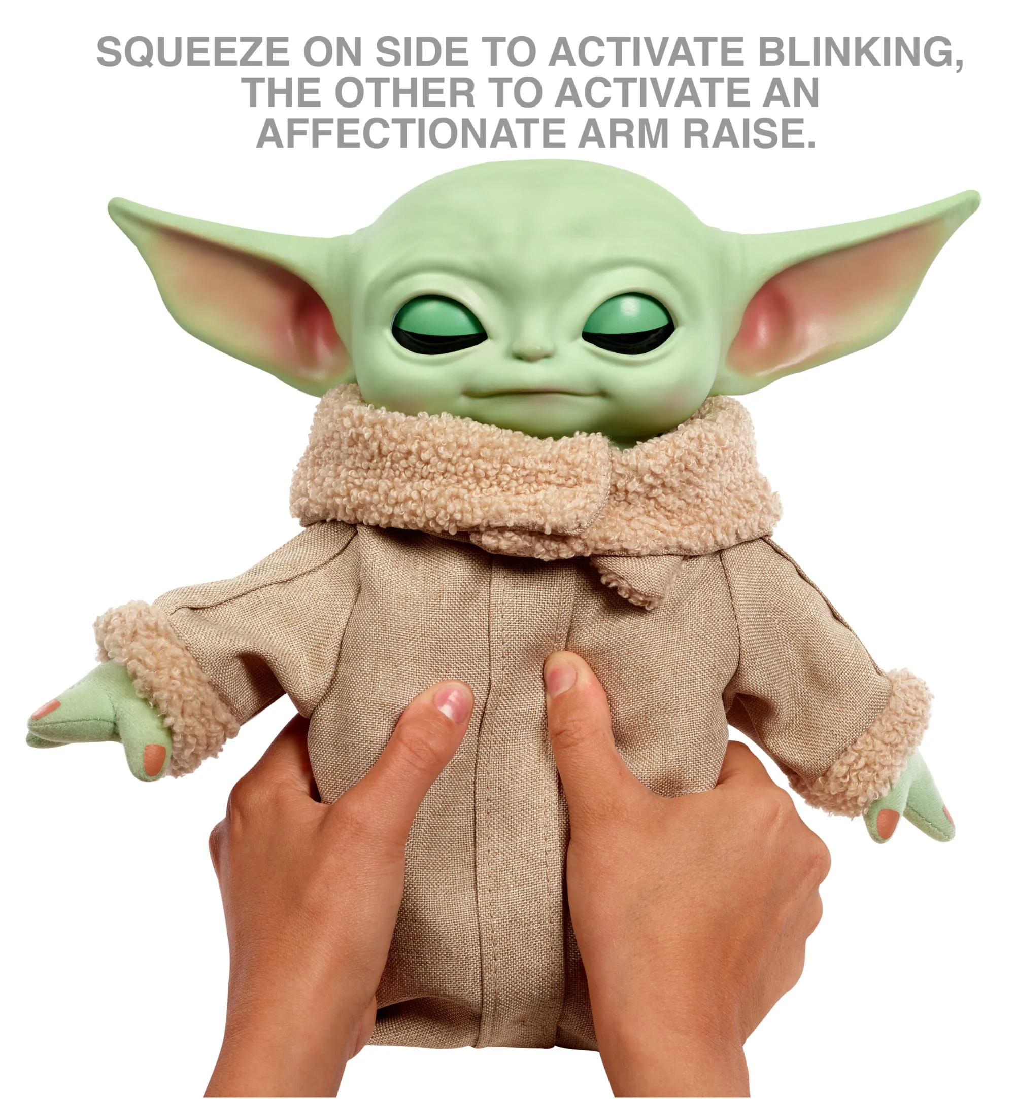 Star Wars Squeeze & Blink Grogu Feature Plush - Image 3