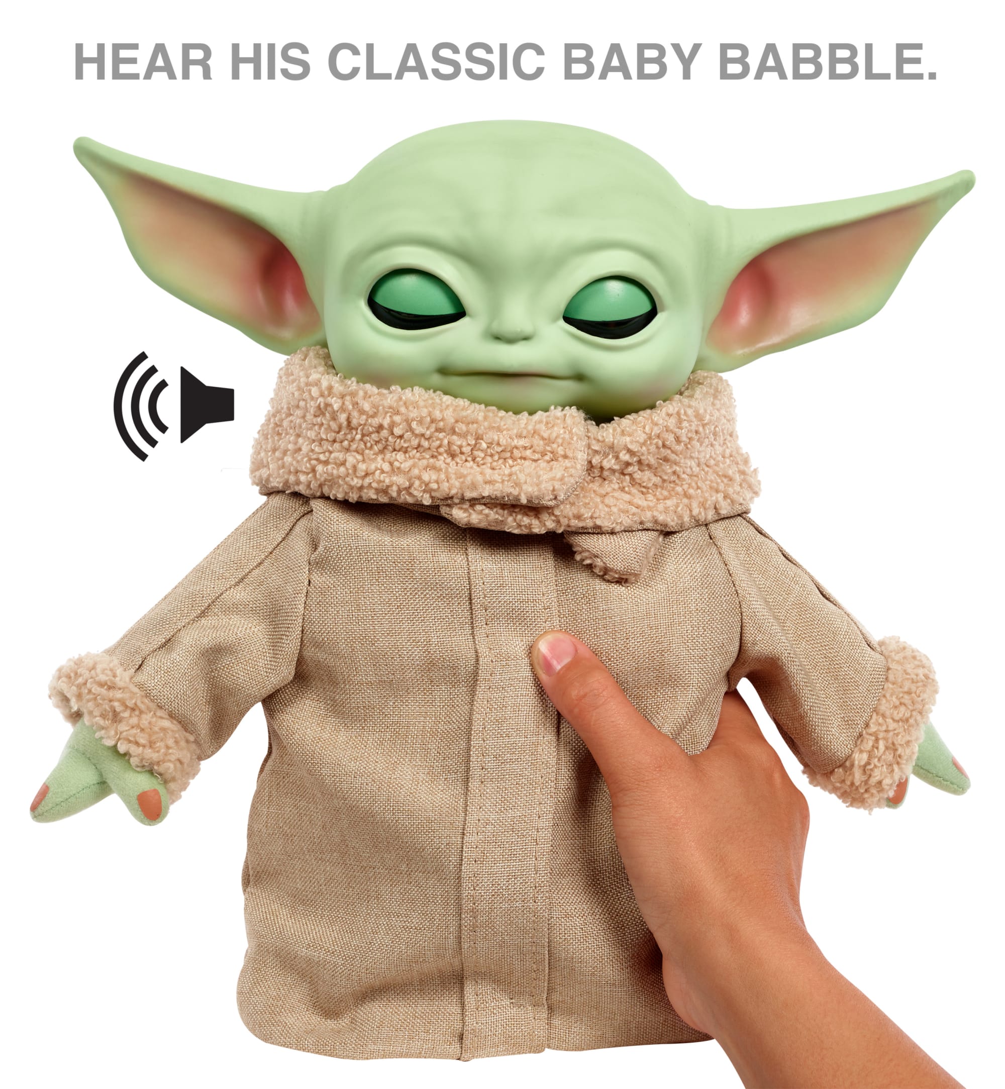 Star Wars Squeeze & Blink Grogu Feature Plush - Image 4