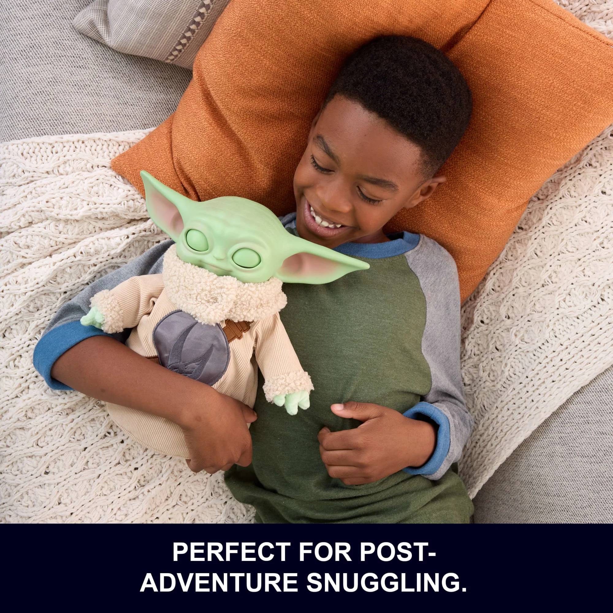 Star Wars The Mandalorian & Grogu Movie Pick-Me-Up Grogu Character Plush Rondel Design Vinyl Head - Image 2